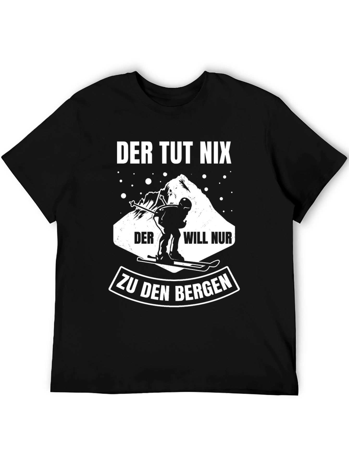 Der Tut Nix Skiing T-Shirt - Mountain Lover