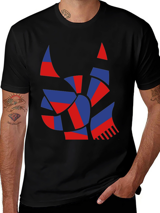 Abstract Face T-Shirt - Modern Art Tee