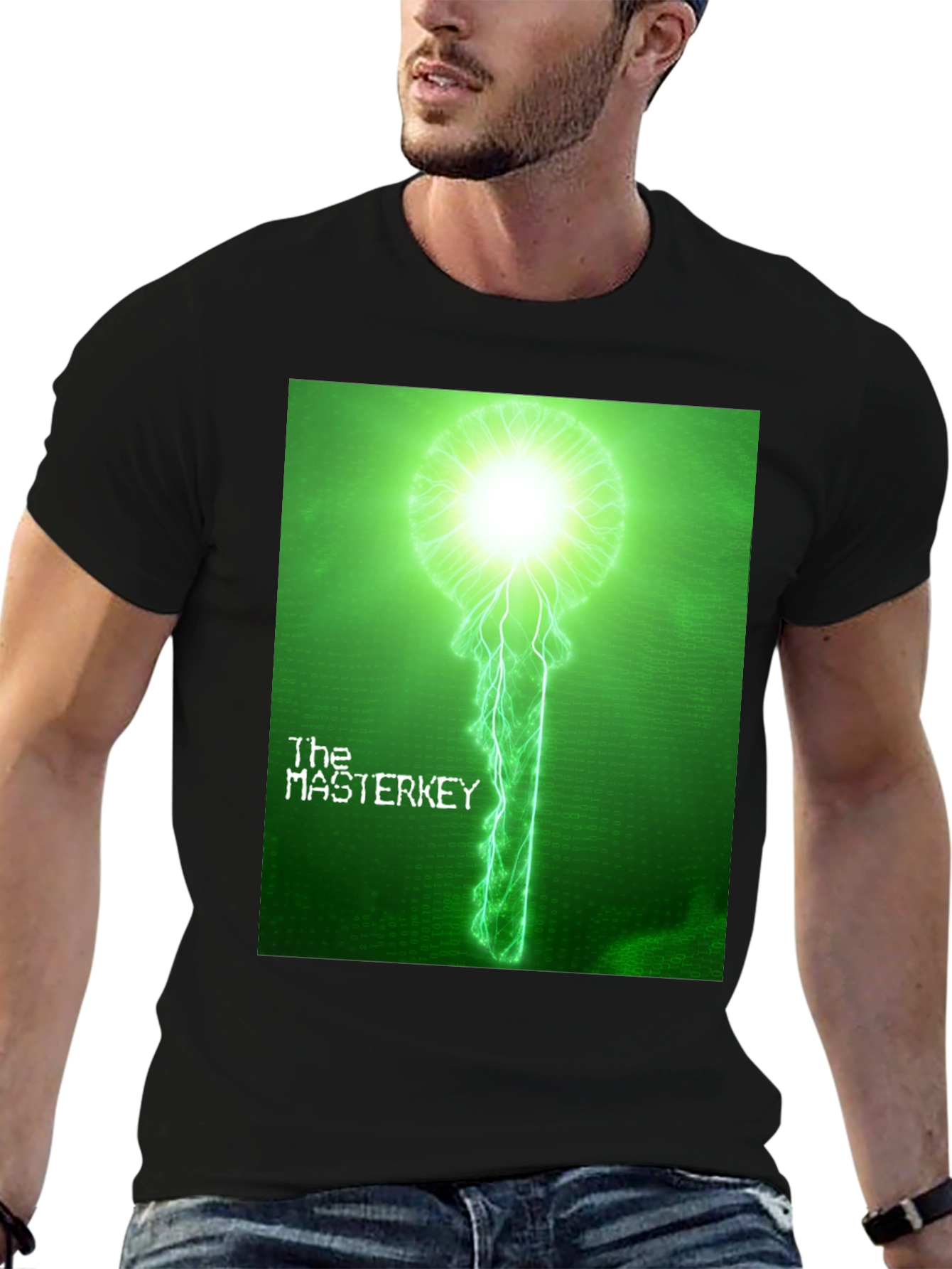 The Master Key T-Shirt - Electric Green Graphic Tee