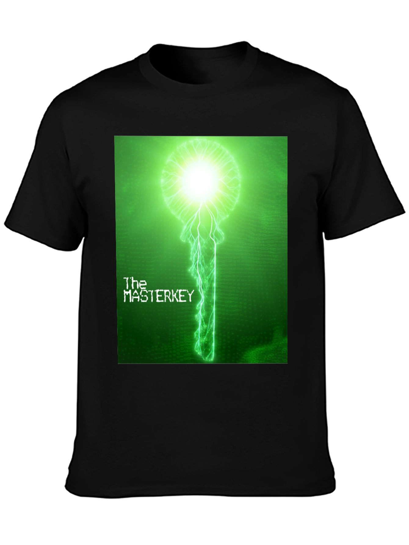 The Master Key T-Shirt - Electric Green Graphic Tee