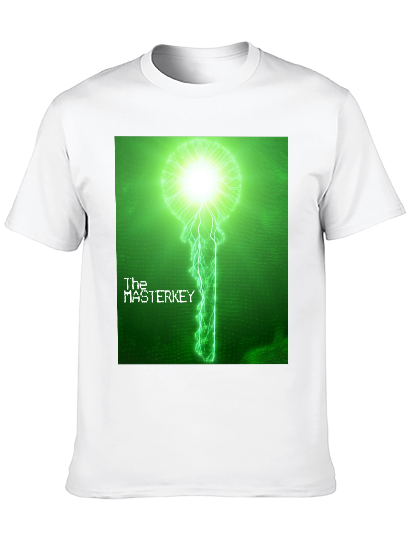 The Master Key T-Shirt - Electric Green Graphic Tee