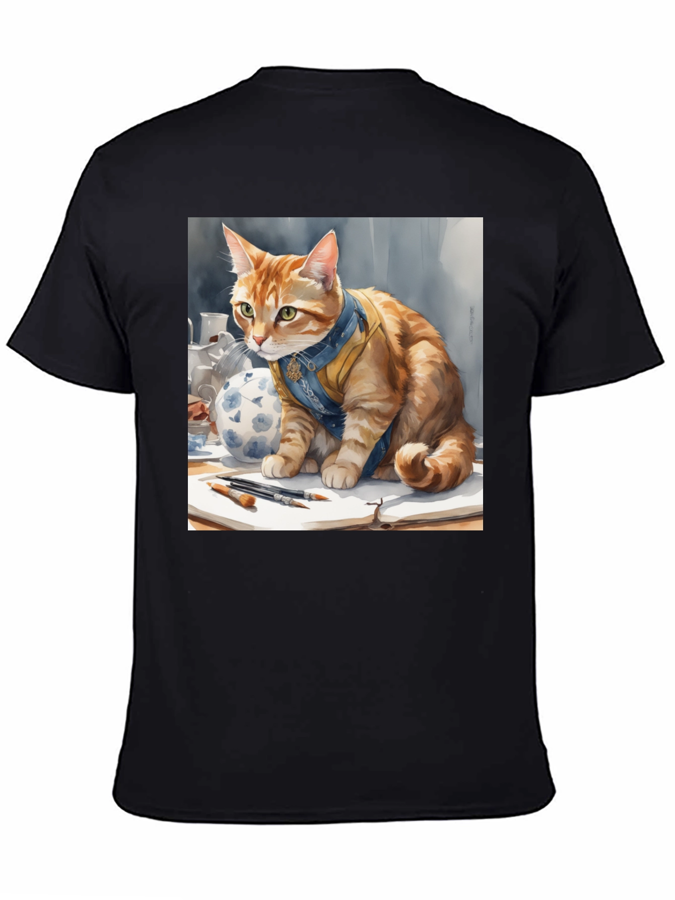 Royal Cat Artist Graphic Tee