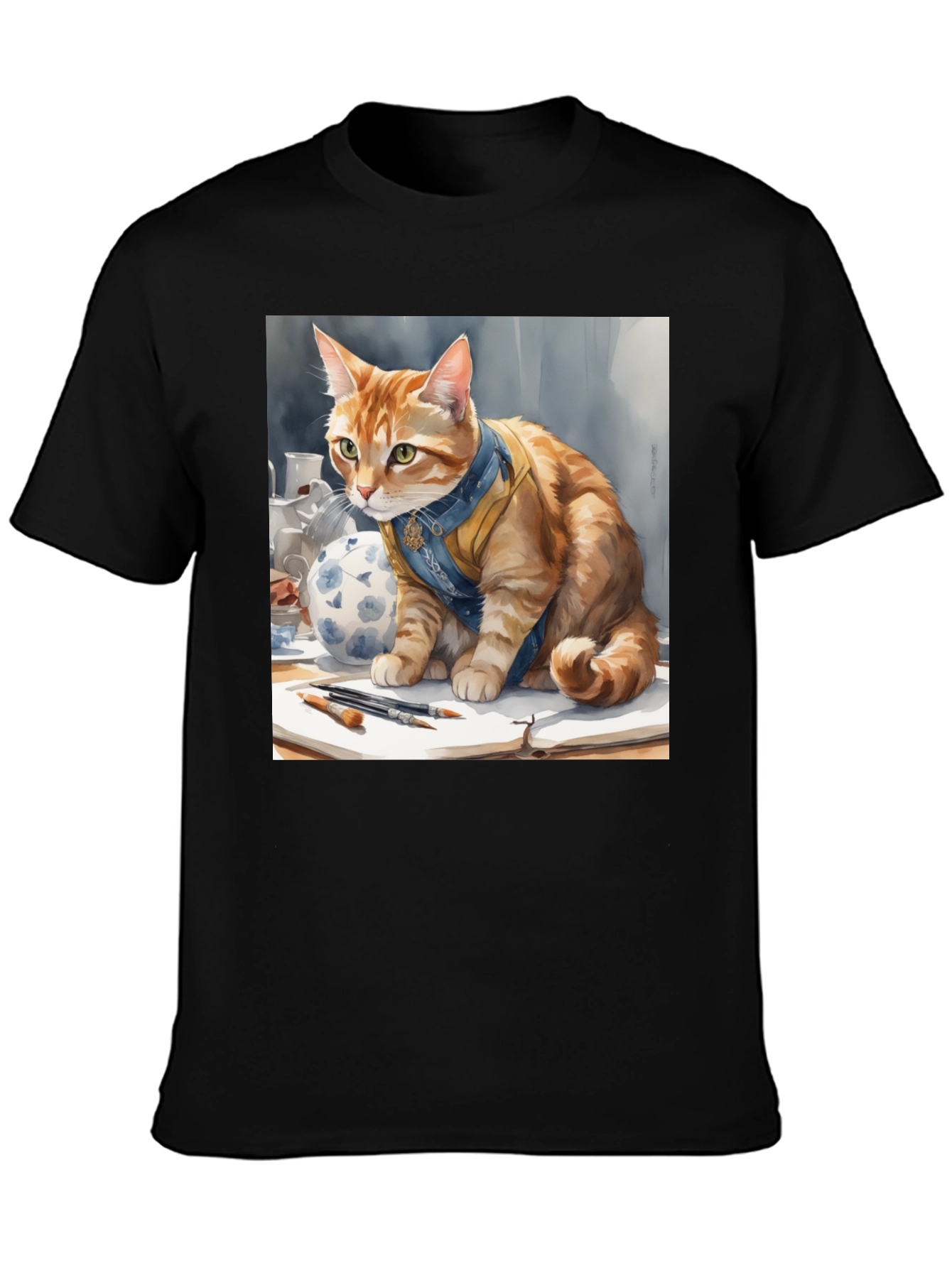 Royal Cat Artist Graphic Tee