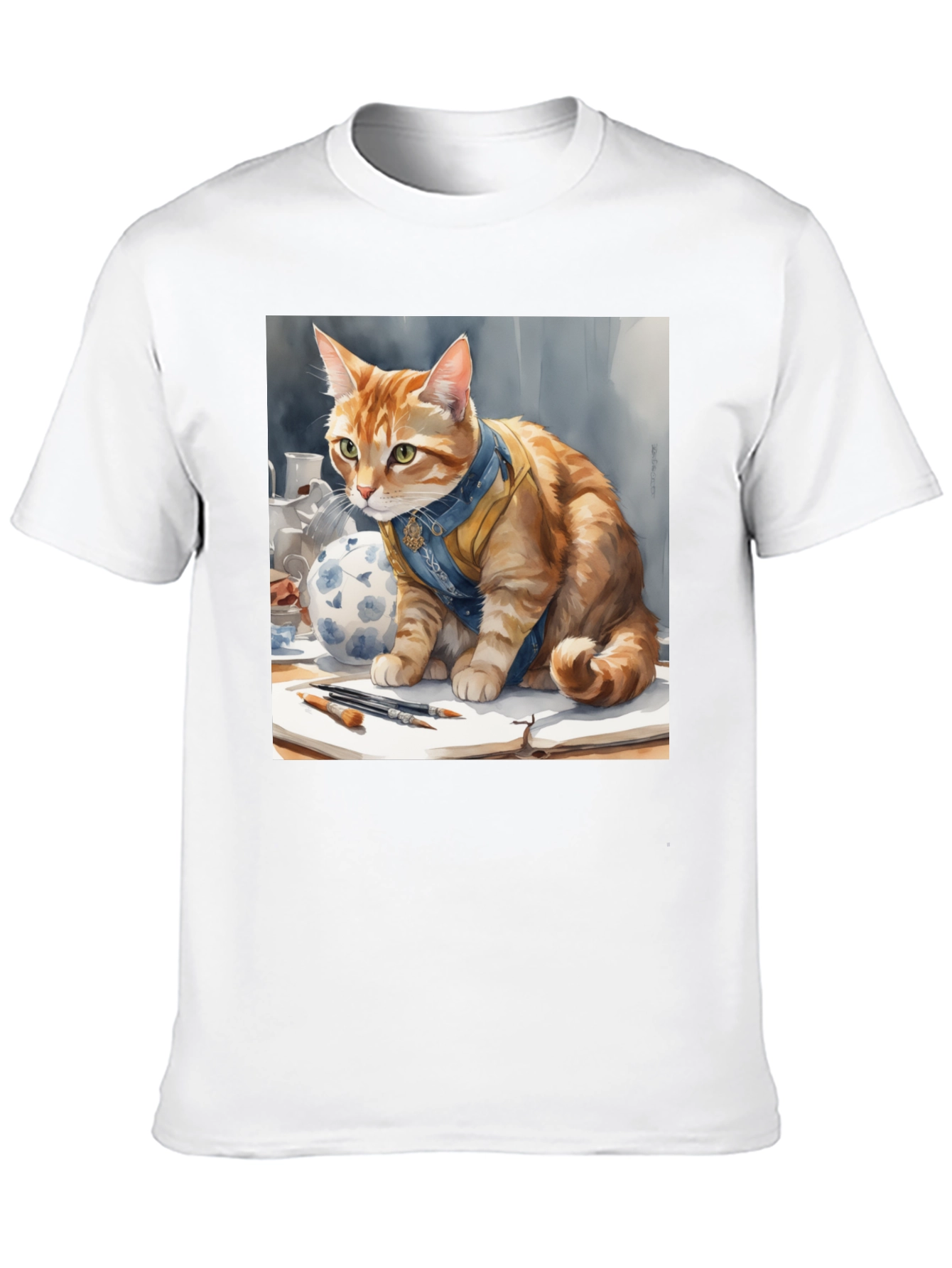 Royal Cat Artist Graphic Tee