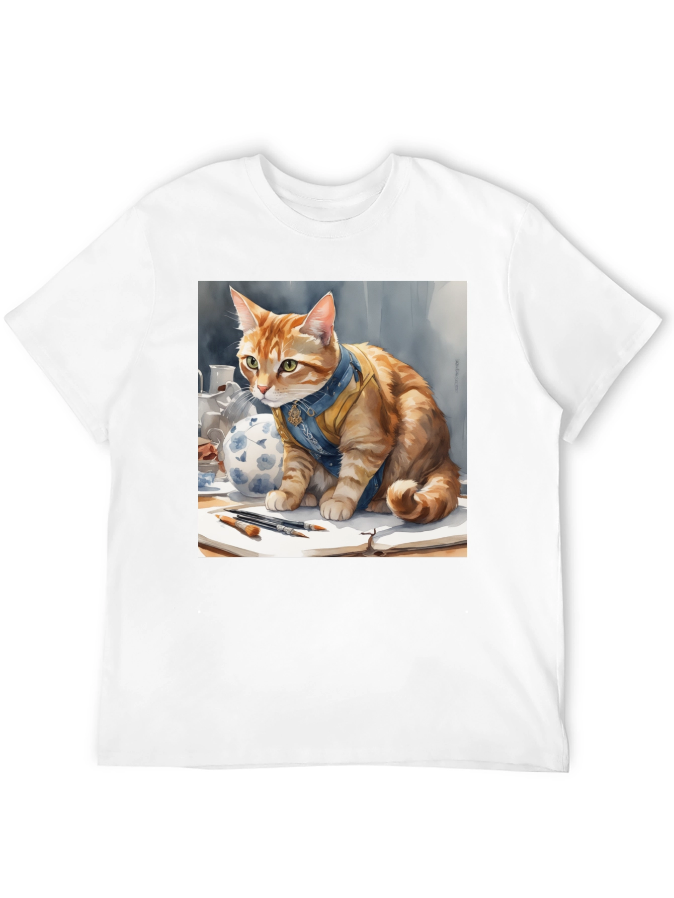 Royal Cat Artist Graphic Tee