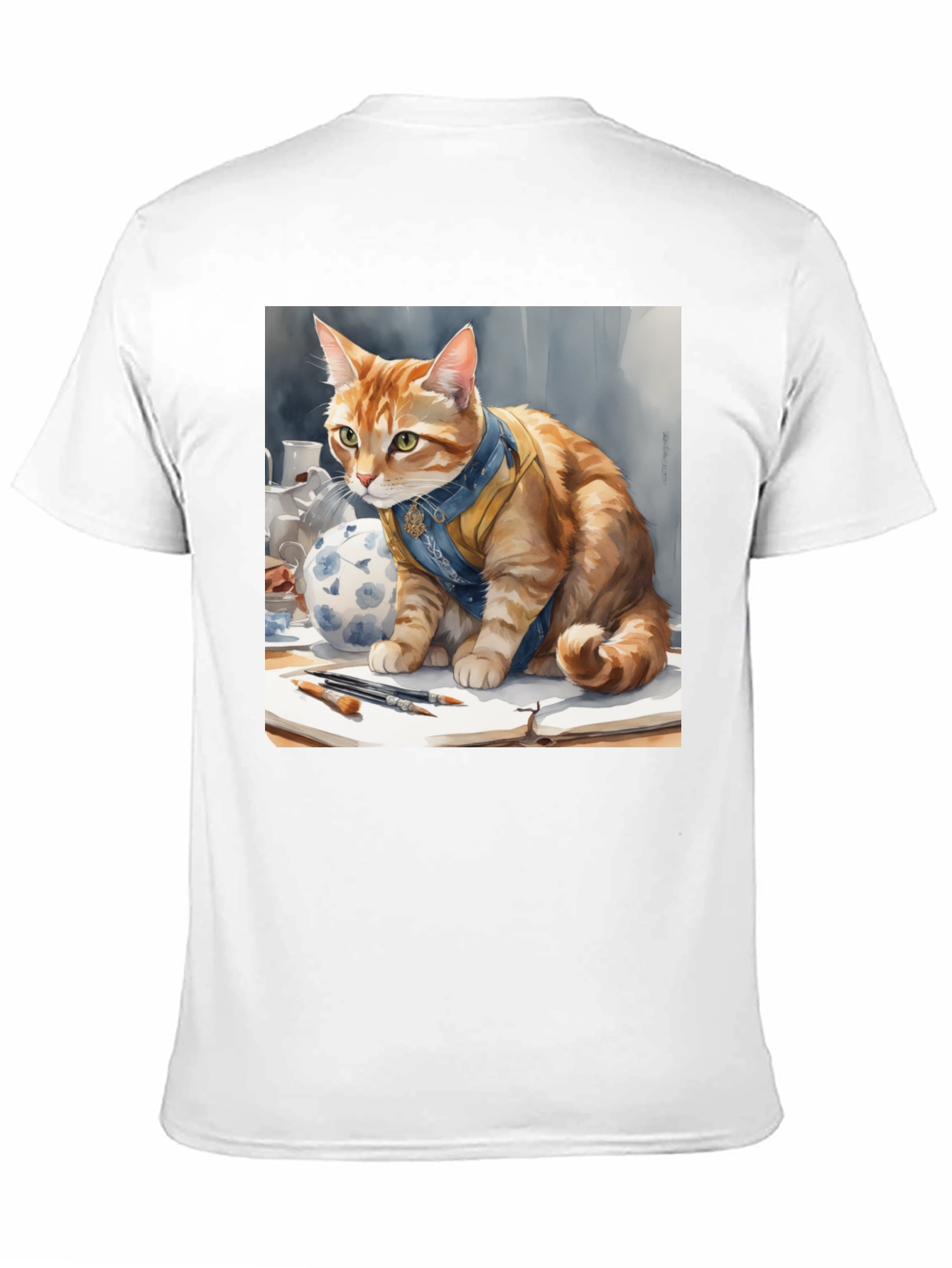 Royal Cat Artist Graphic Tee