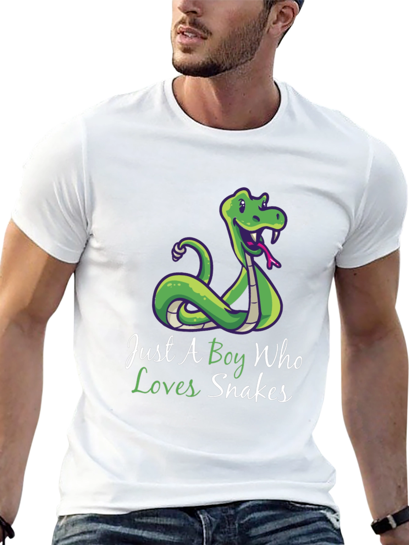 Snake Lover Boys Graphic T-Shirt
