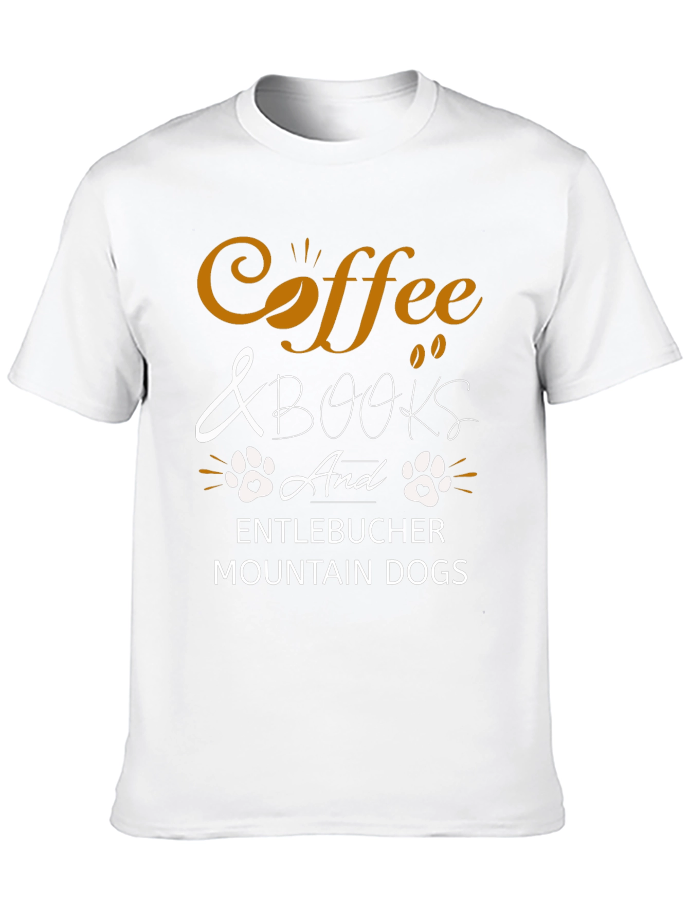 Coffee & Books Entlebucher Mountain Dog T-Shirt