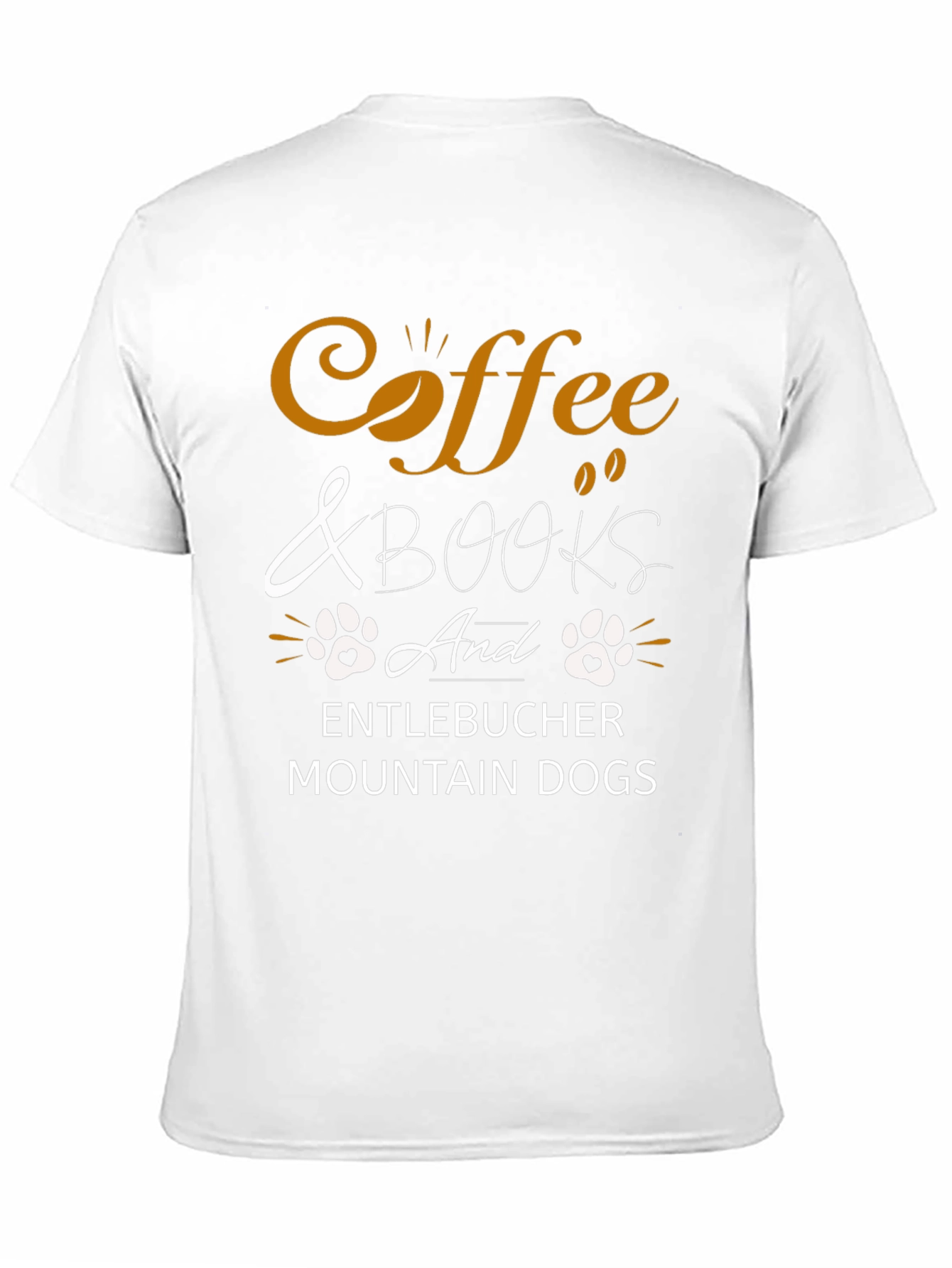 Coffee & Books Entlebucher Mountain Dog T-Shirt