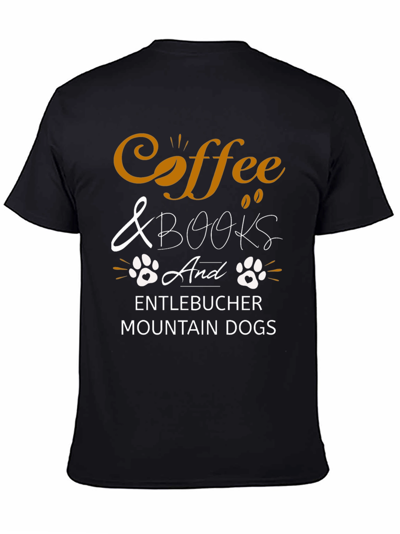 Coffee & Books Entlebucher Mountain Dog T-Shirt