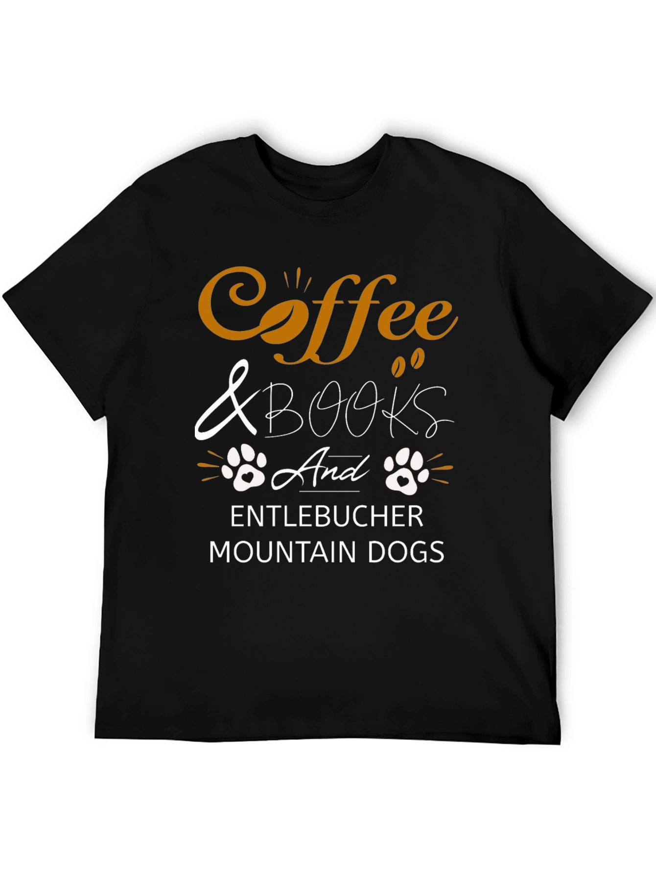 Coffee & Books Entlebucher Mountain Dog T-Shirt