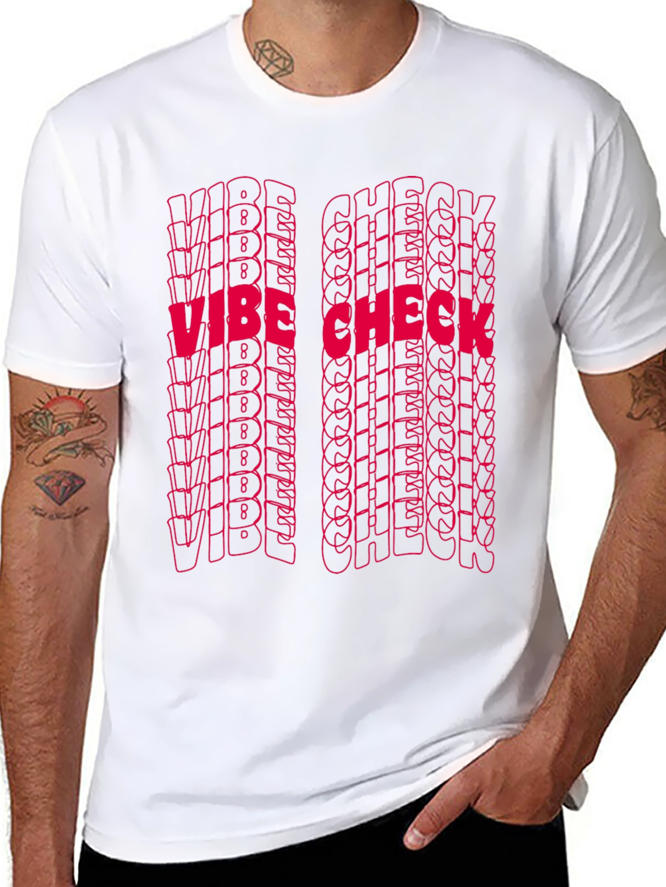 Vibe Check Graphic Tee - Trendy Statement Shirt