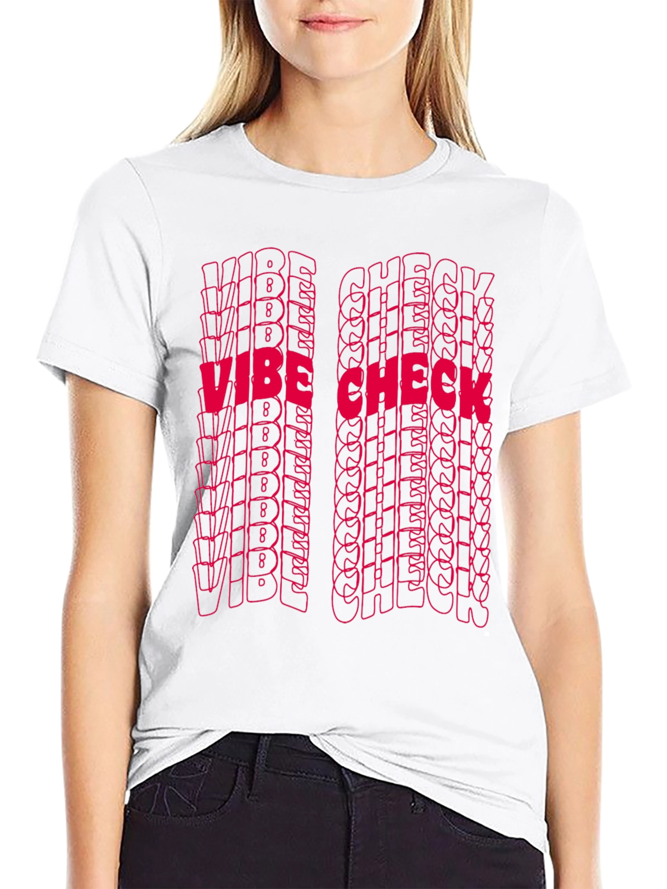 Vibe Check Graphic Tee - Trendy Statement Shirt