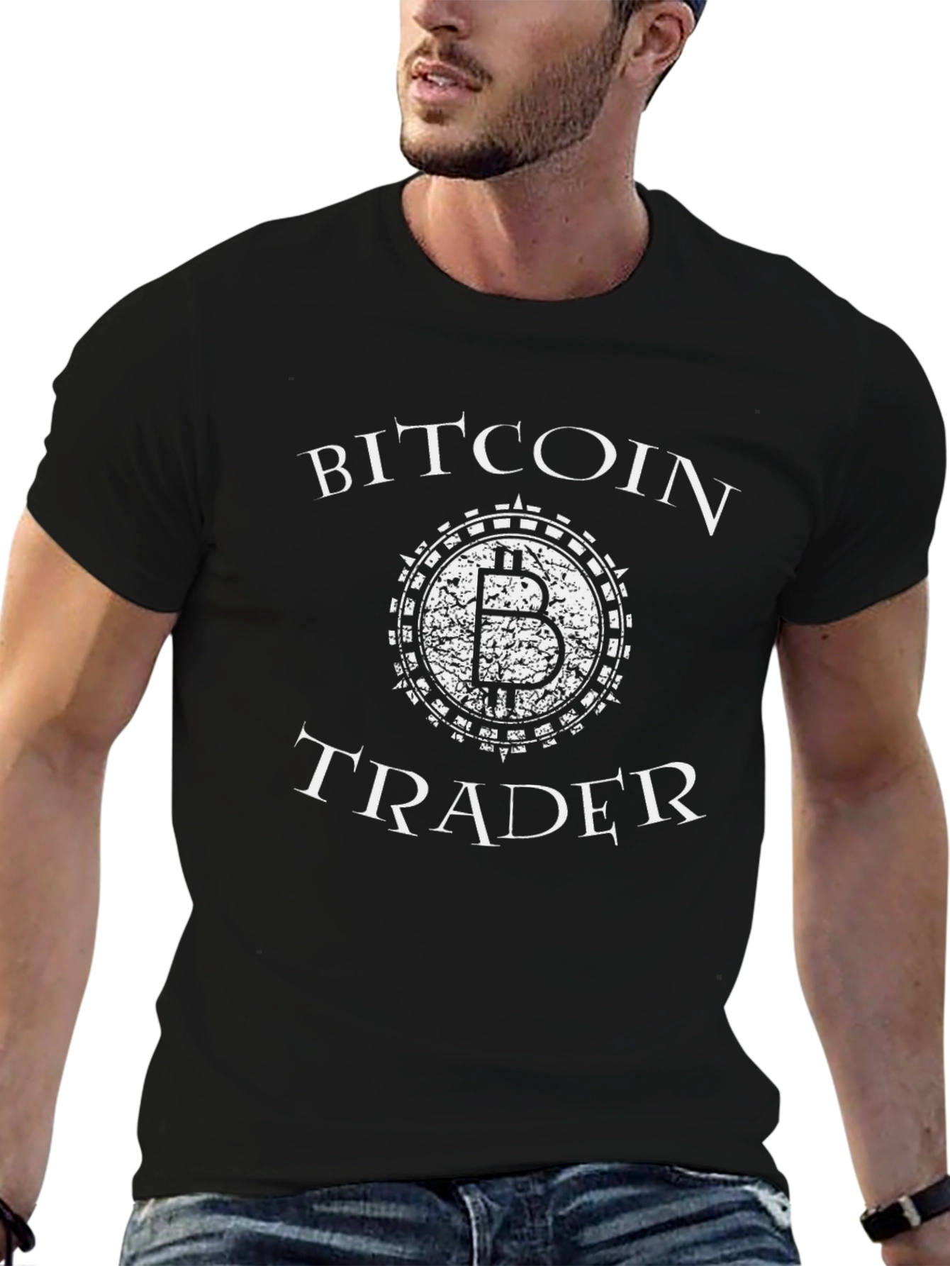 Bitcoin Trader Black Graphic Tee