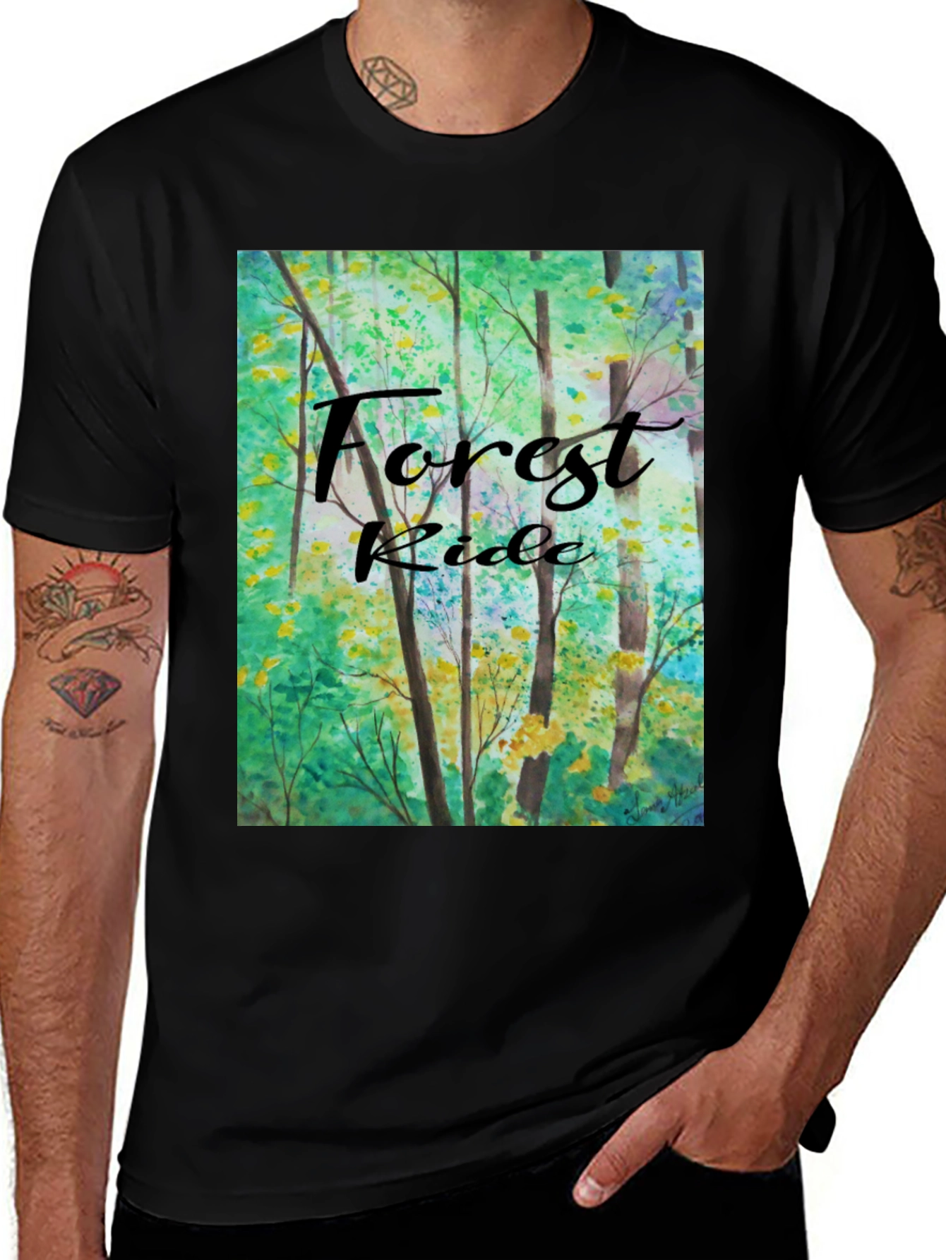 Forest Ride Graphic T-Shirt
