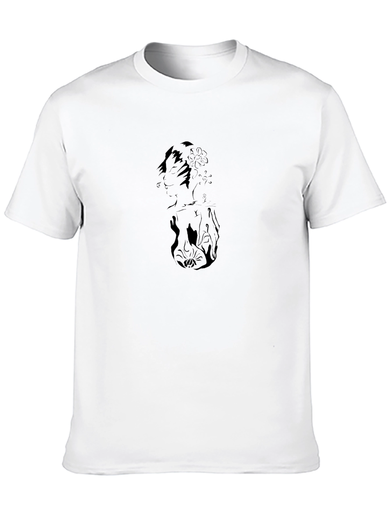 Black Graphic Print Short Sleeve T-Shirt