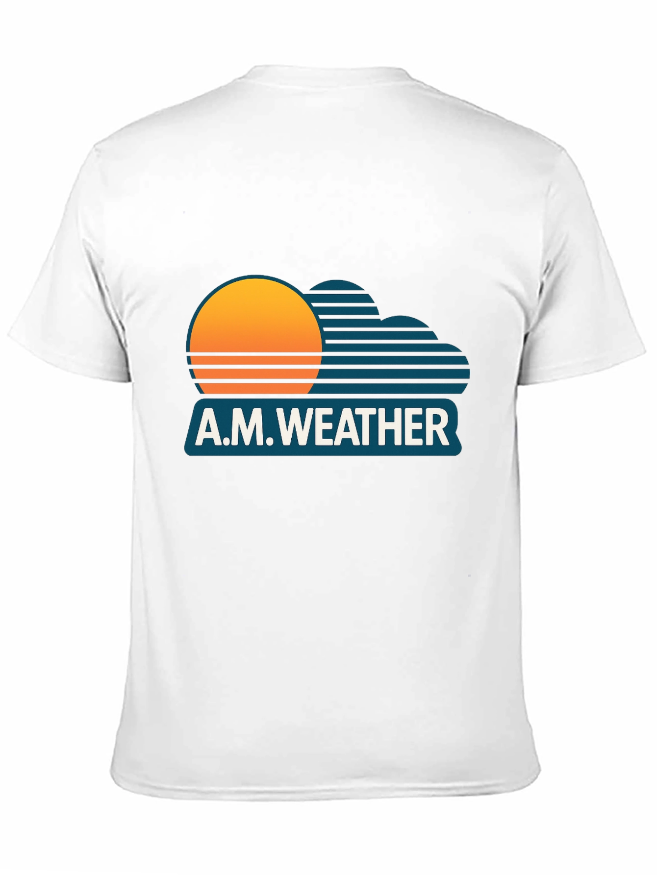A.M. Weather Graphic Tee - Retro Sunset Style