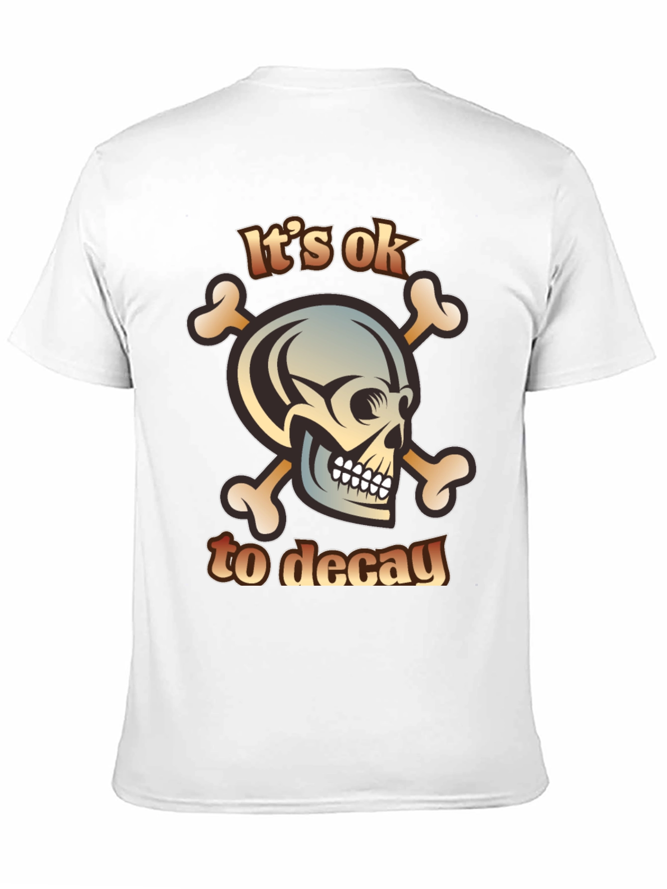 Its Ok to Decay Black Graphic T-Shirt