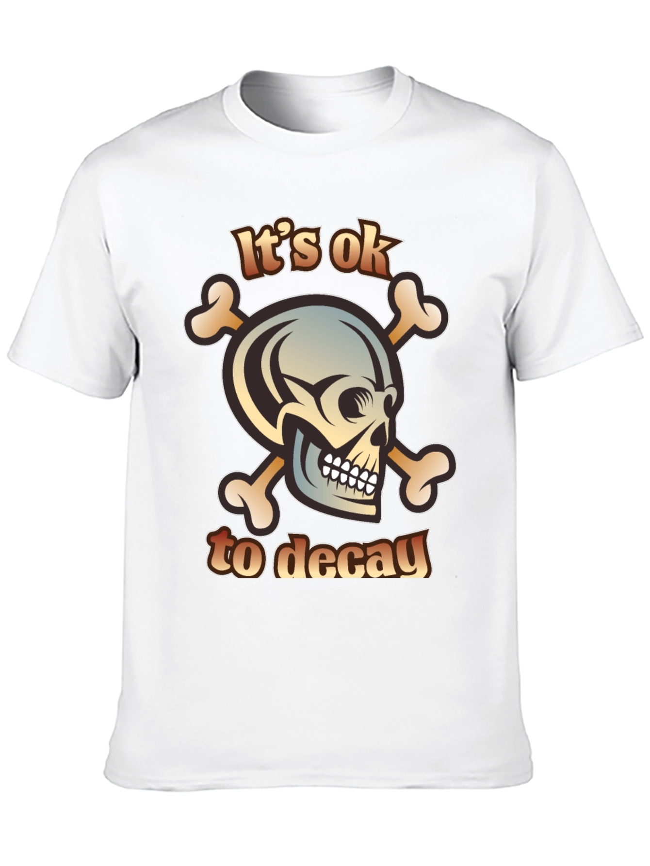 Its Ok to Decay Black Graphic T-Shirt