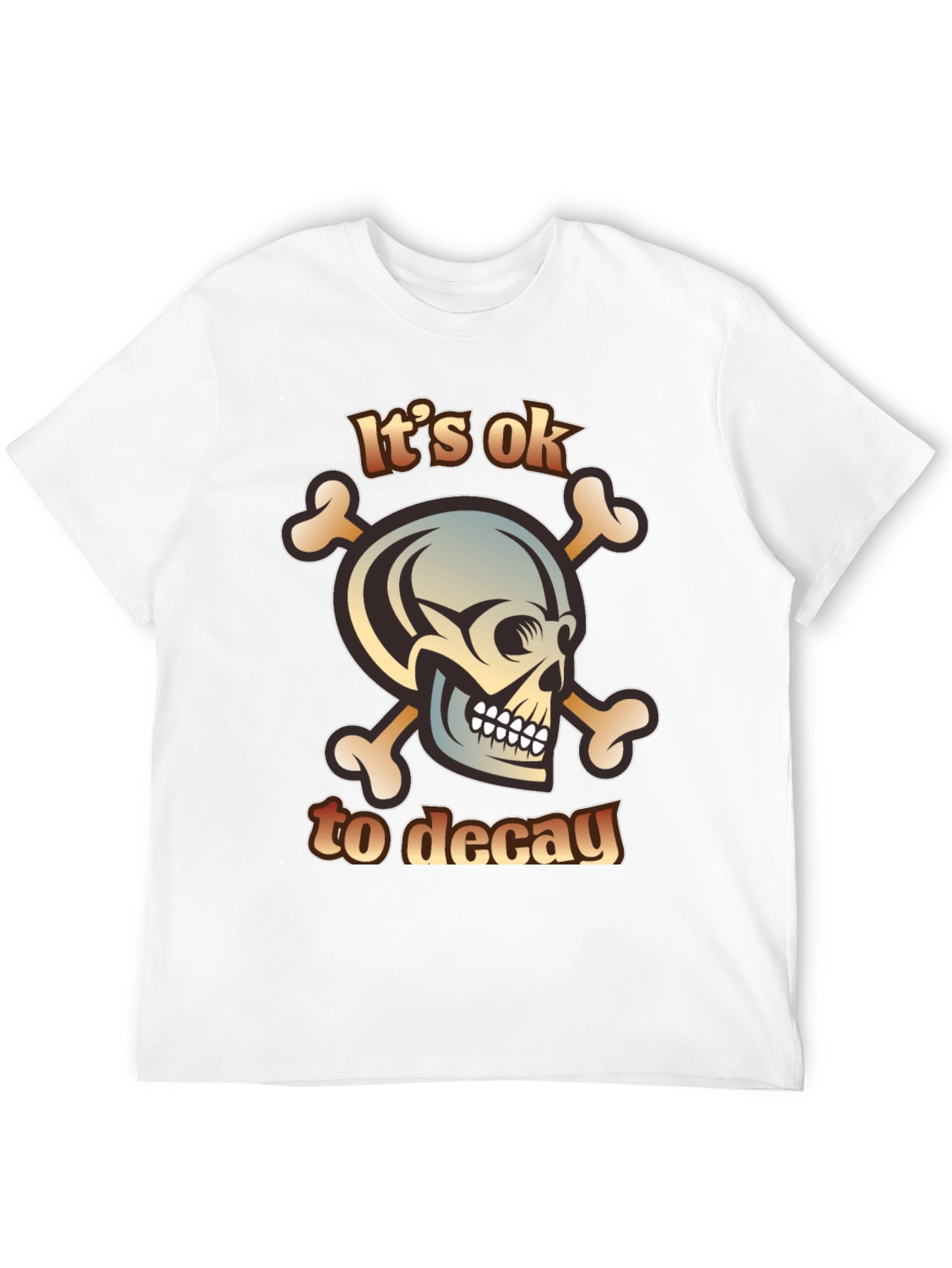 Its Ok to Decay Black Graphic T-Shirt