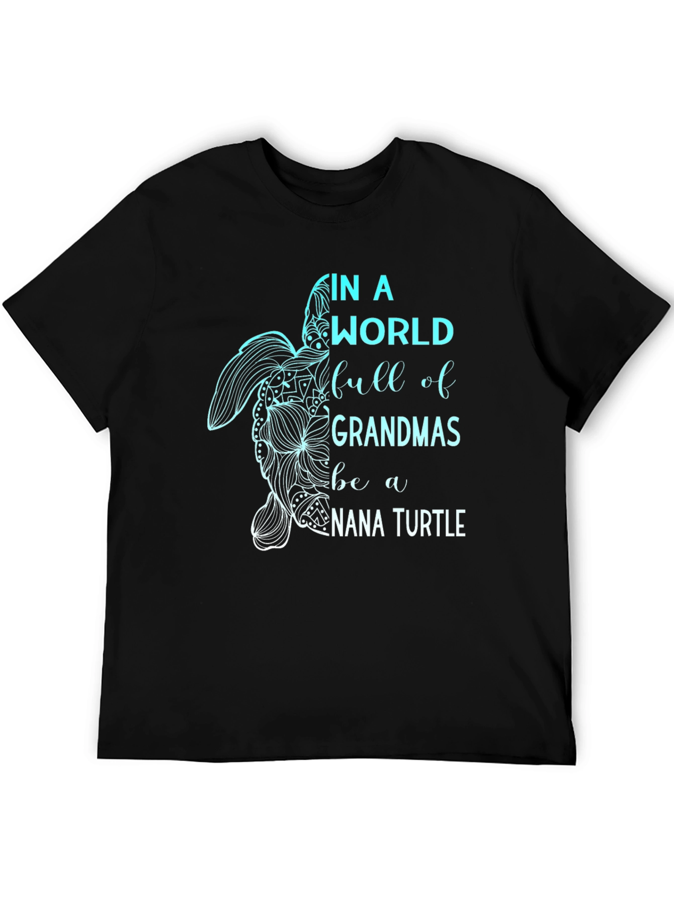Nana Turtle Graphic Tee - Grandparent Love Shirt