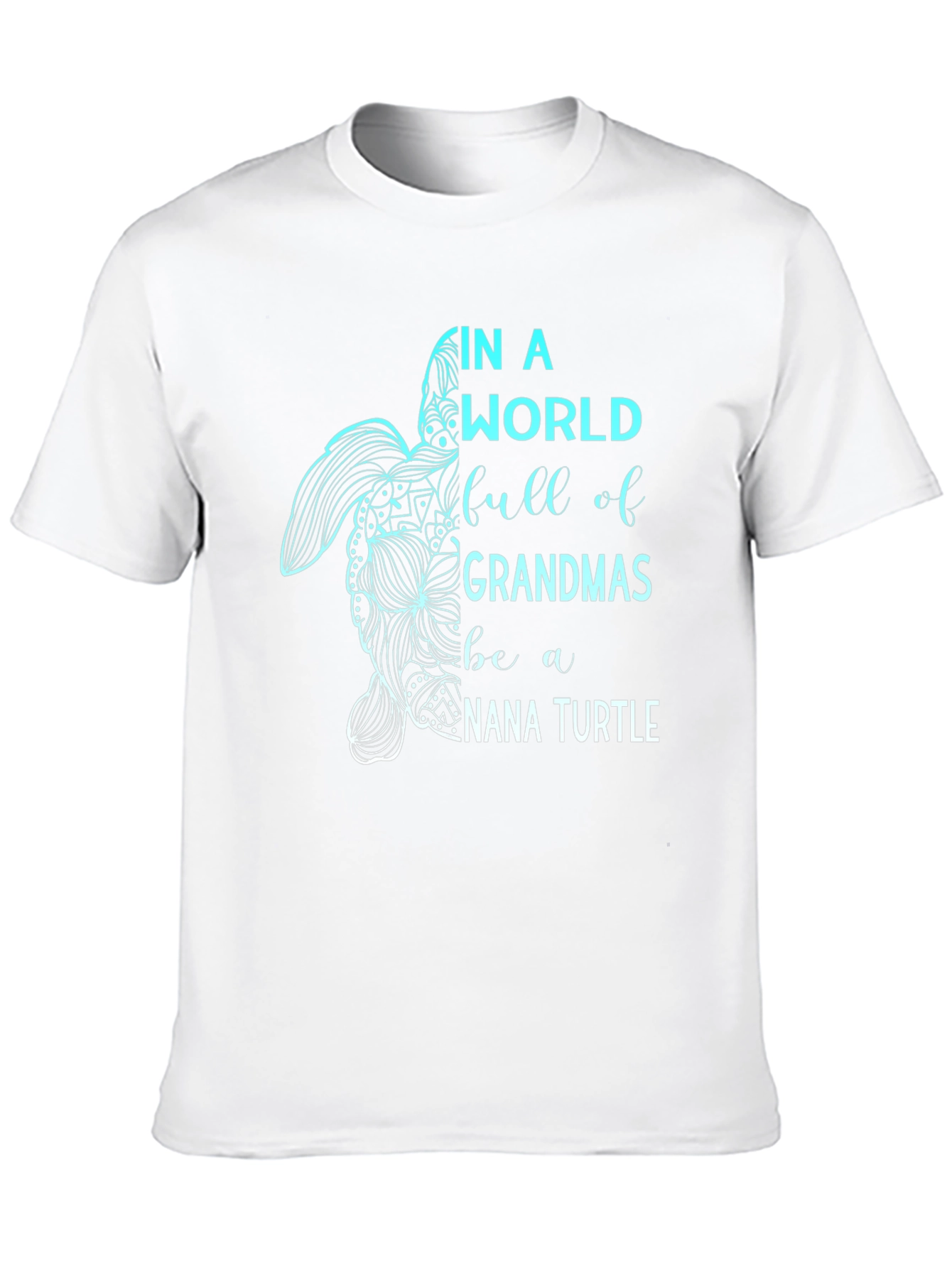 Nana Turtle Graphic Tee - Grandparent Love Shirt