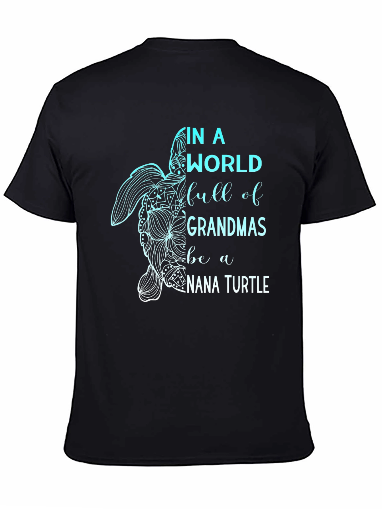 Nana Turtle Graphic Tee - Grandparent Love Shirt