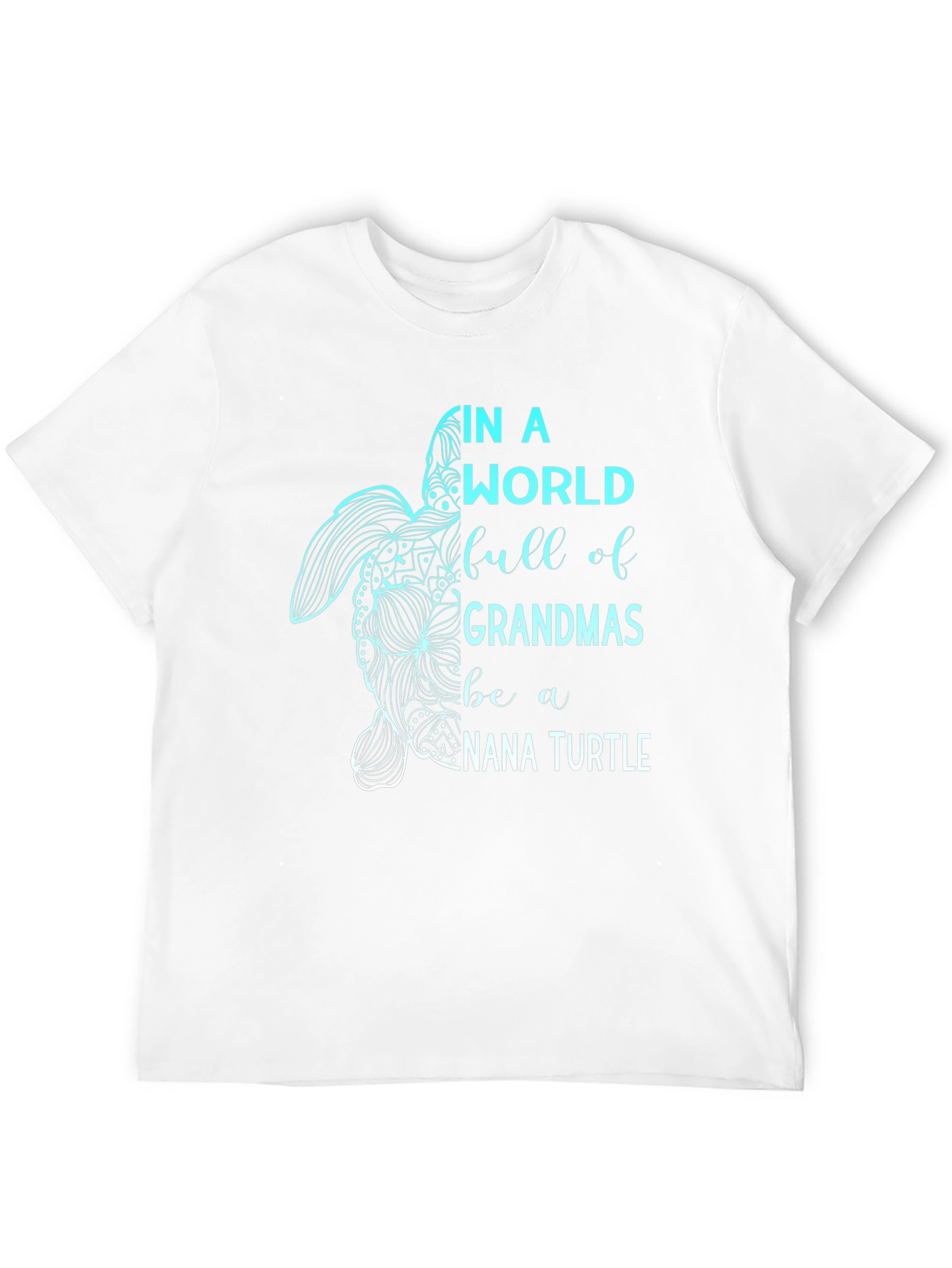 Nana Turtle Graphic Tee - Grandparent Love Shirt