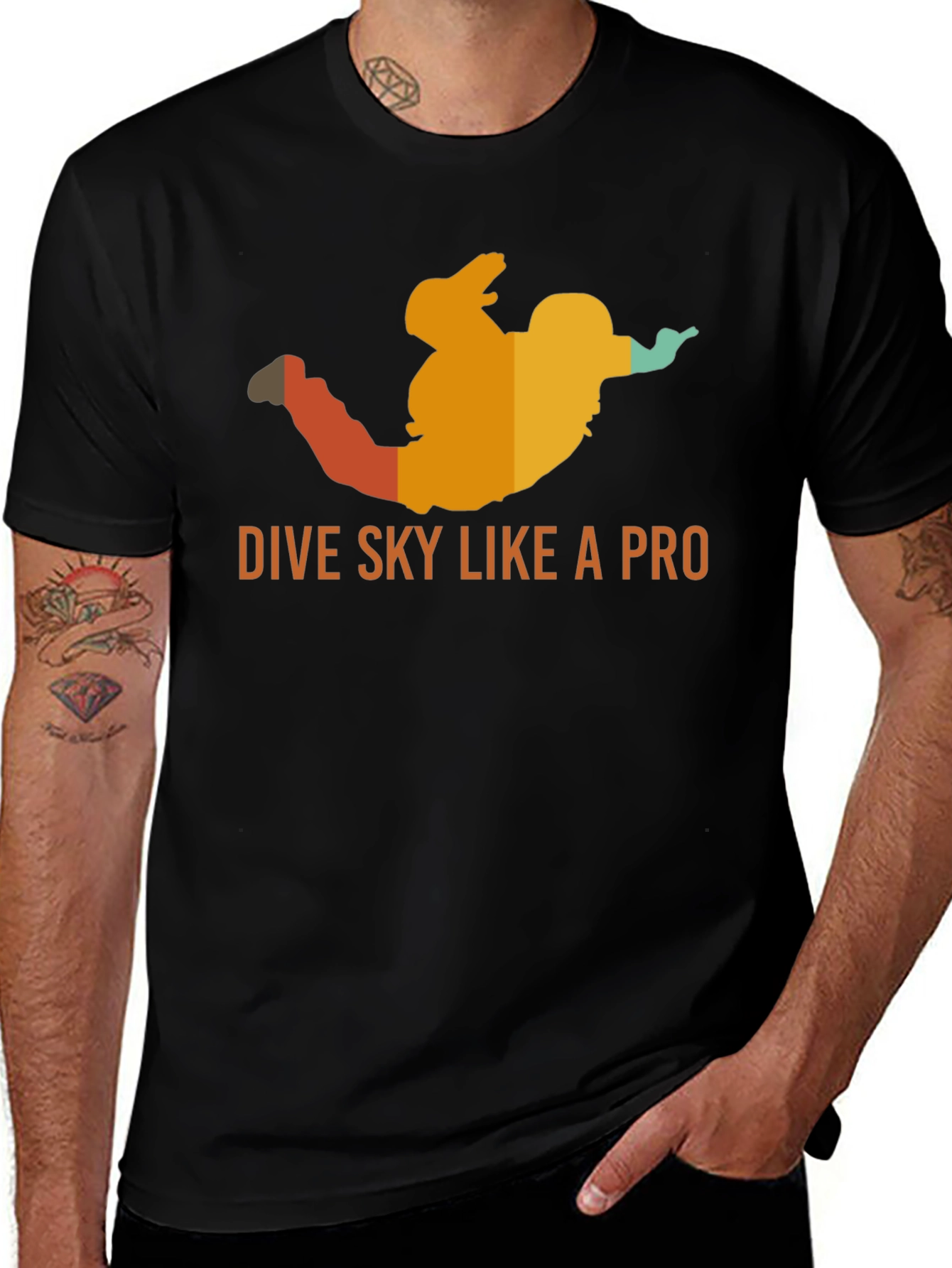Retro Skydiving T-Shirt - Dive Sky Like A Pro