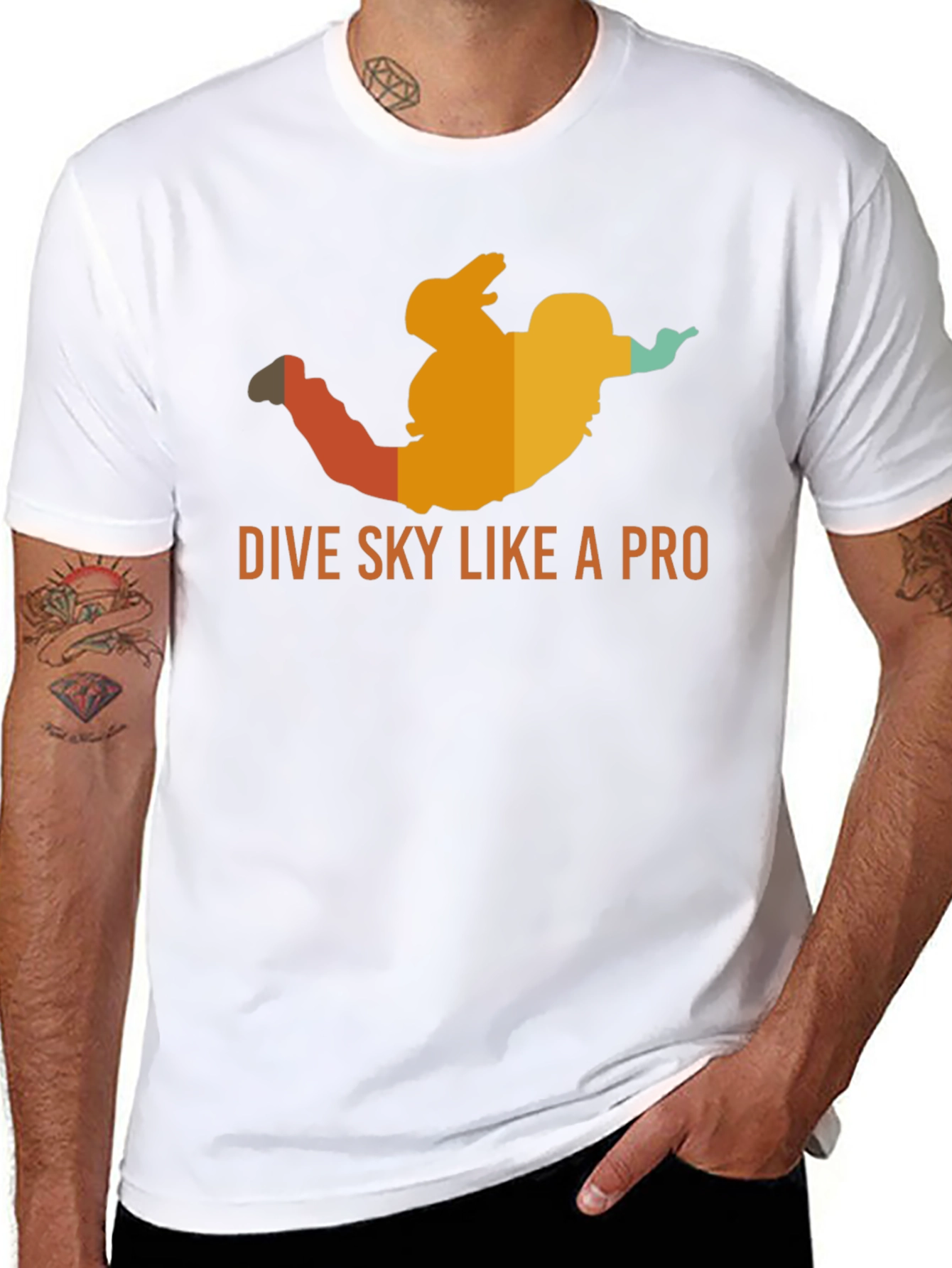 Retro Skydiving T-Shirt - Dive Sky Like A Pro