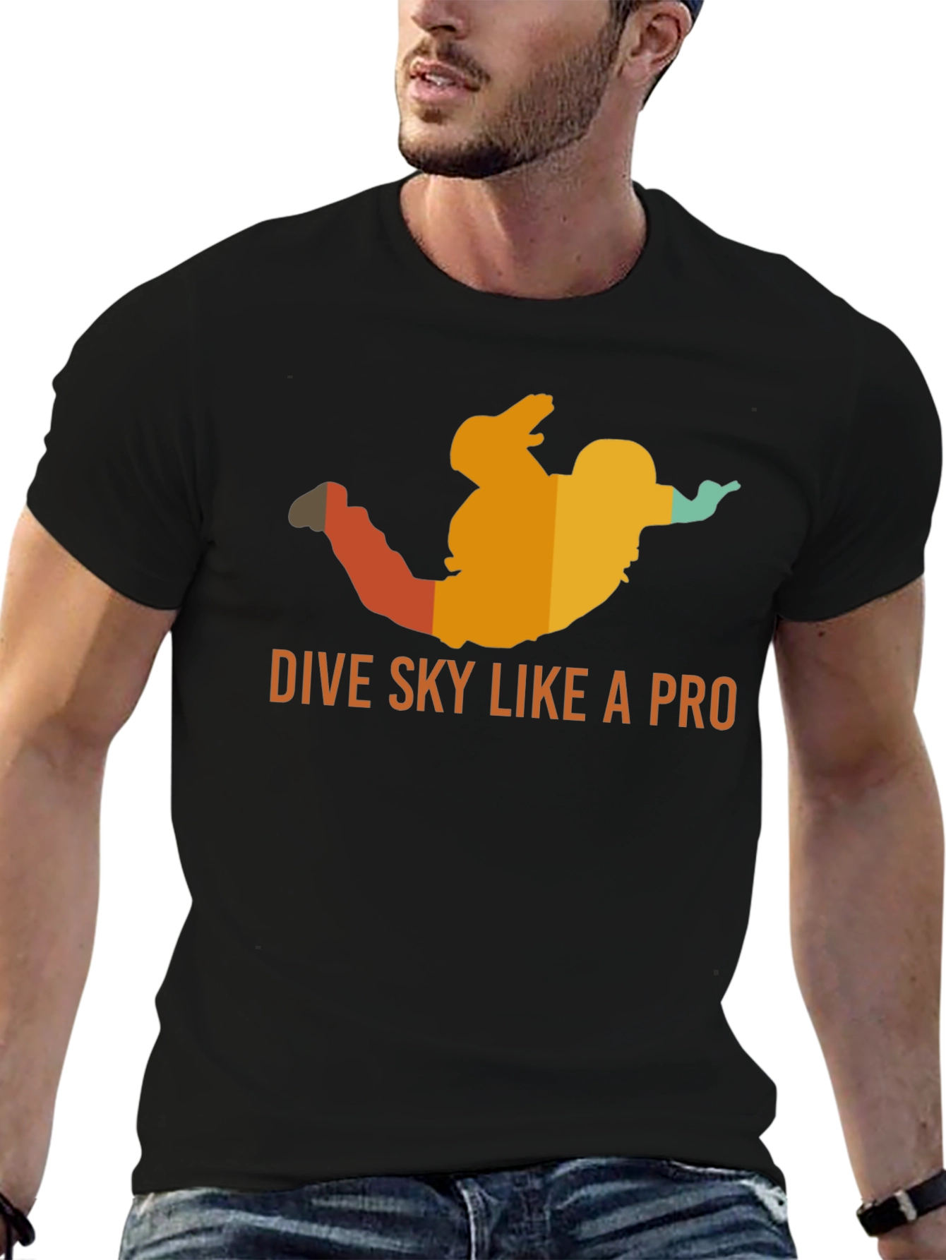 Retro Skydiving T-Shirt - Dive Sky Like A Pro