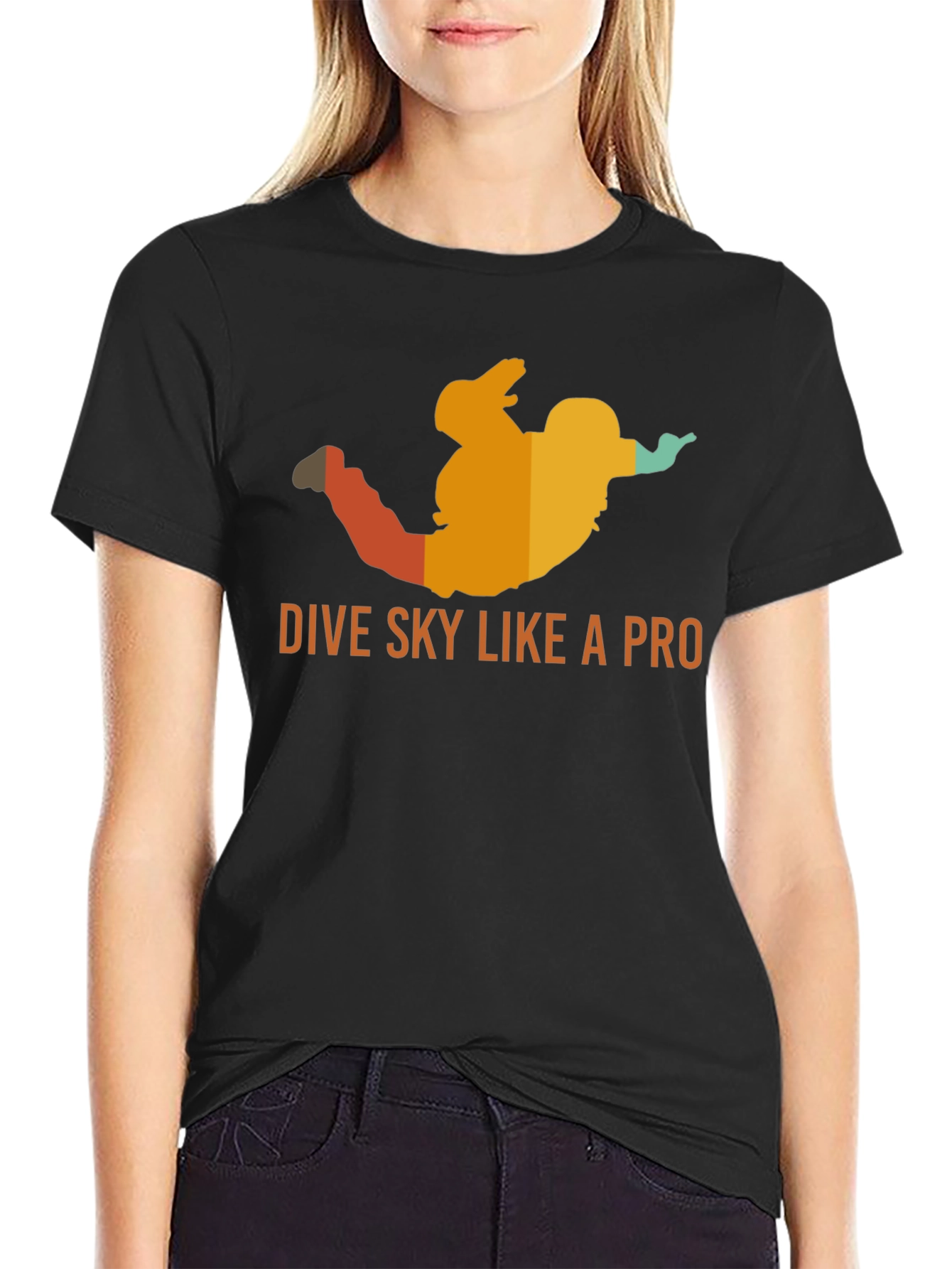 Retro Skydiving T-Shirt - Dive Sky Like A Pro