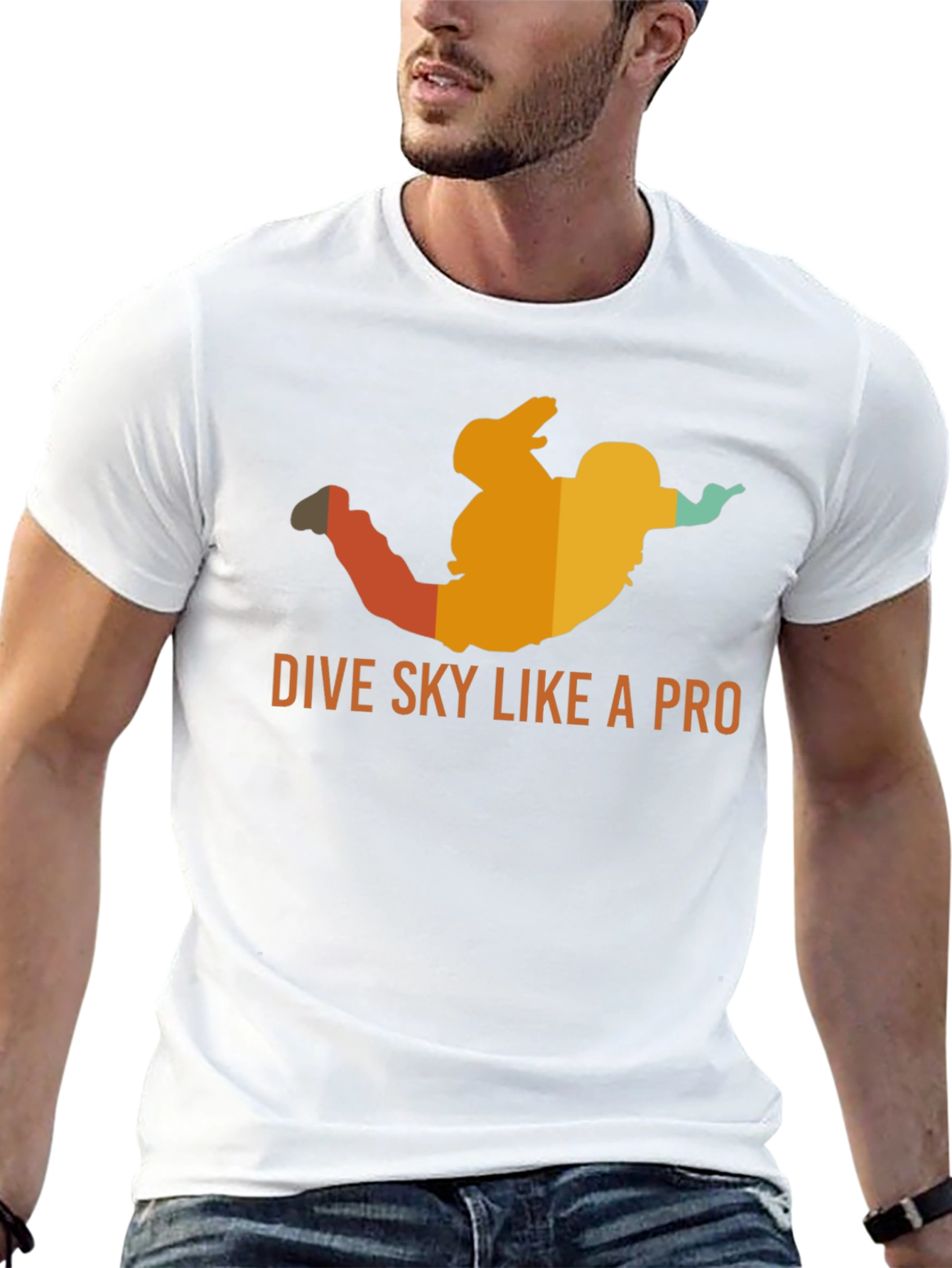 Retro Skydiving T-Shirt - Dive Sky Like A Pro