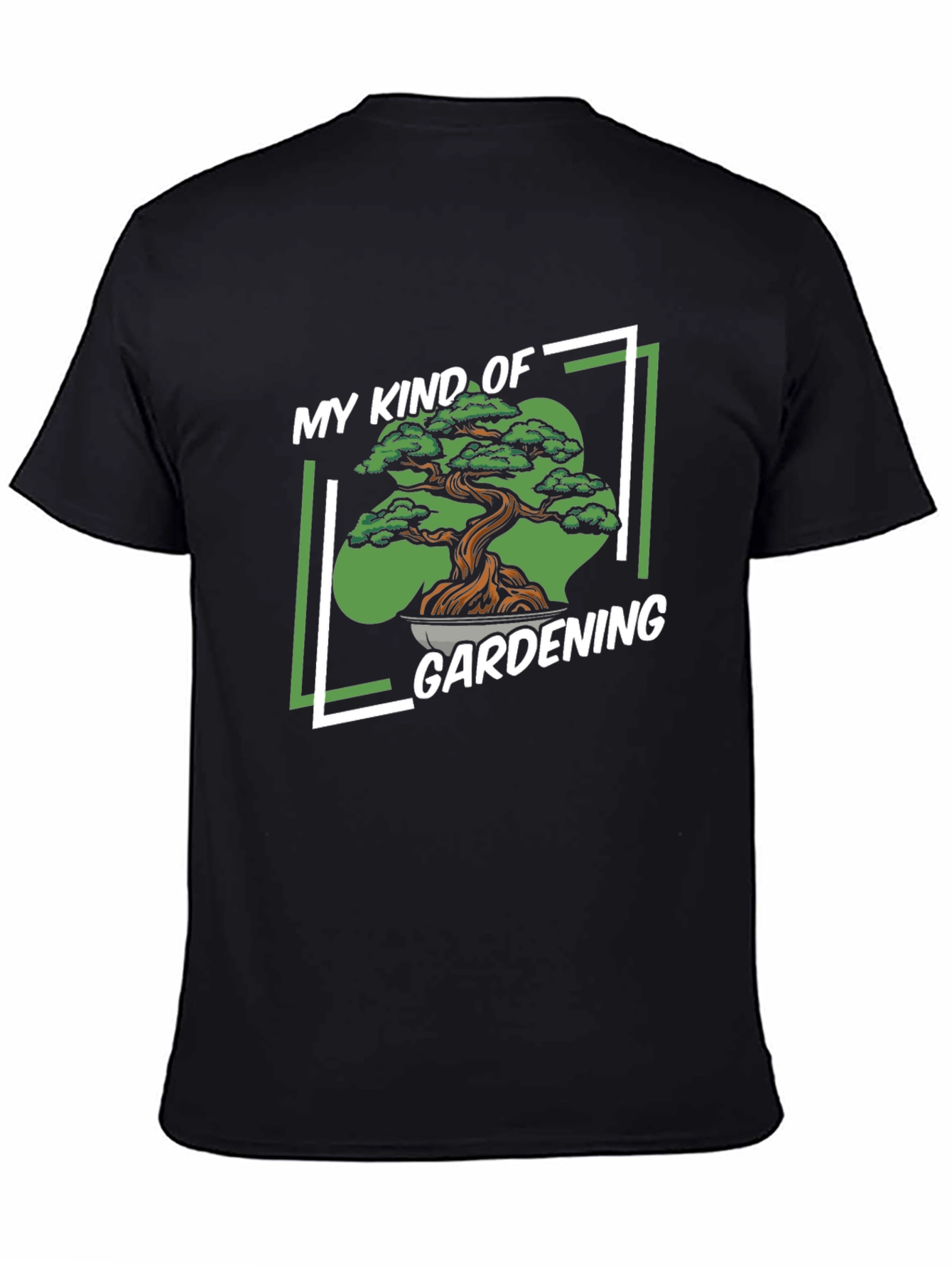 My Kind of Gardening T-Shirt - Bonsai Tree Design