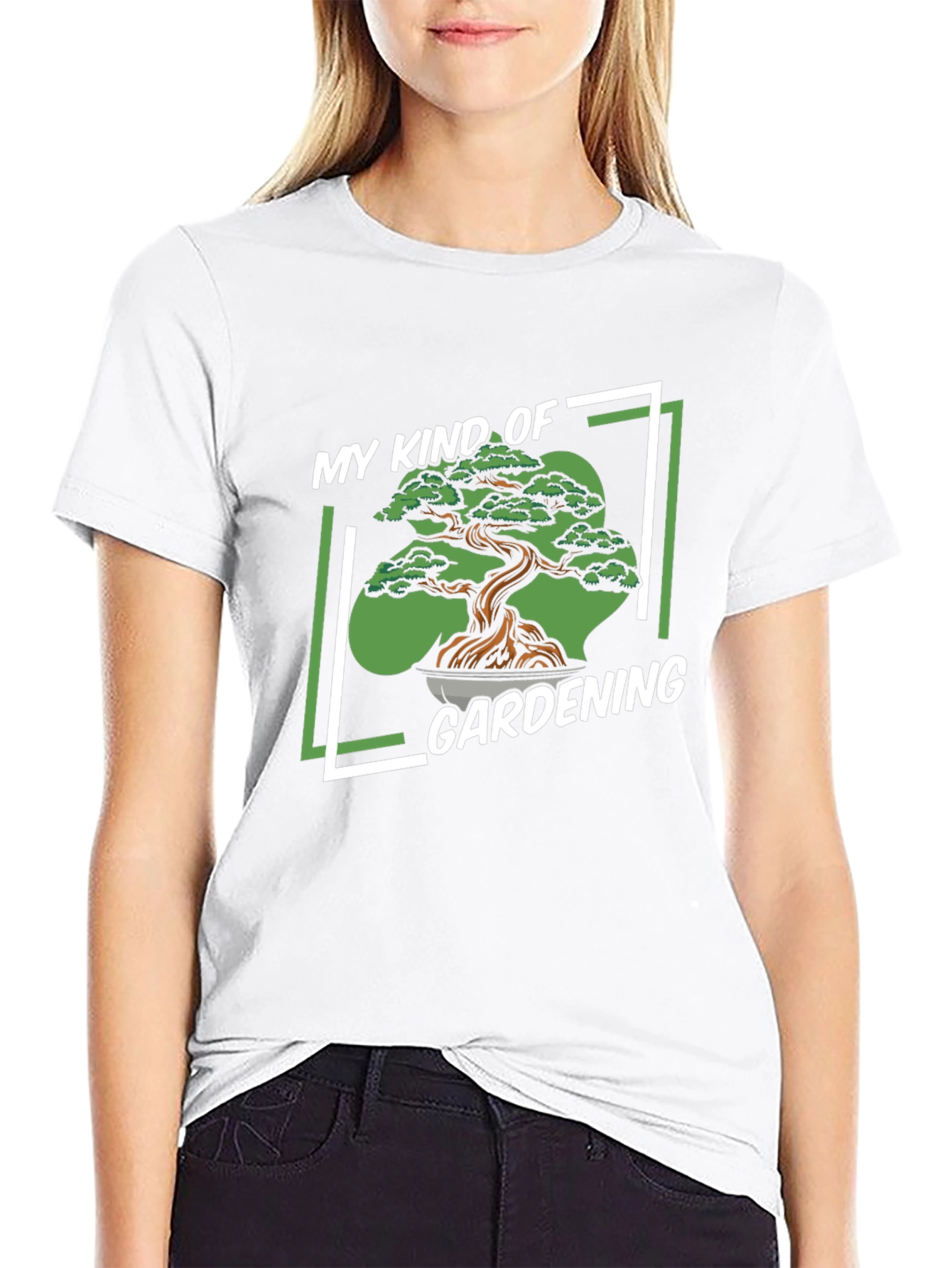 My Kind of Gardening T-Shirt - Bonsai Tree Design