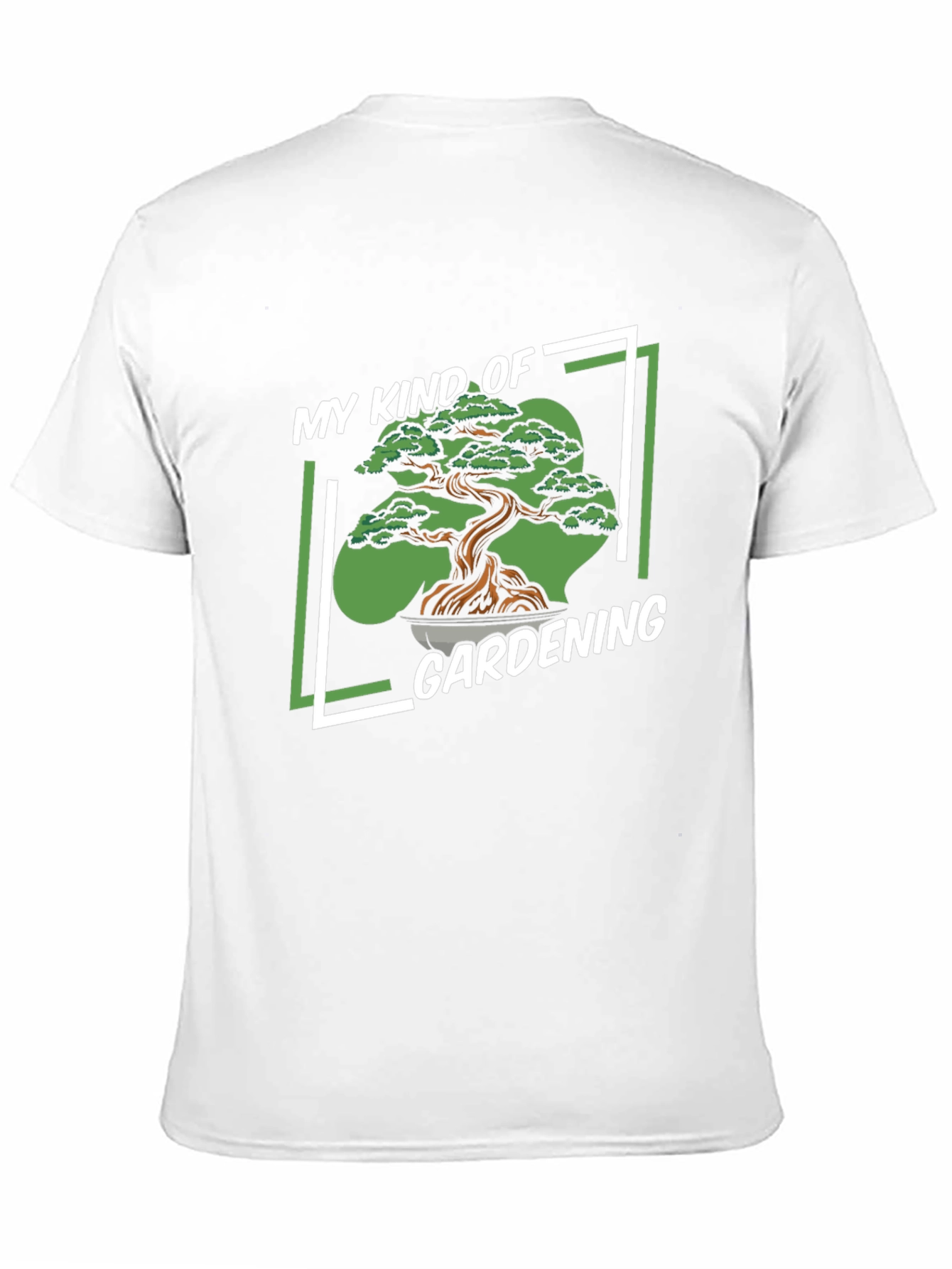 My Kind of Gardening T-Shirt - Bonsai Tree Design