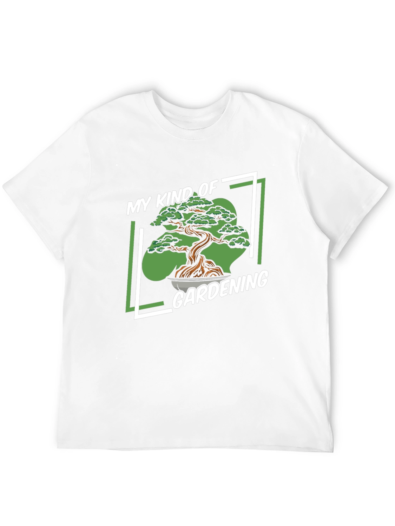 My Kind of Gardening T-Shirt - Bonsai Tree Design
