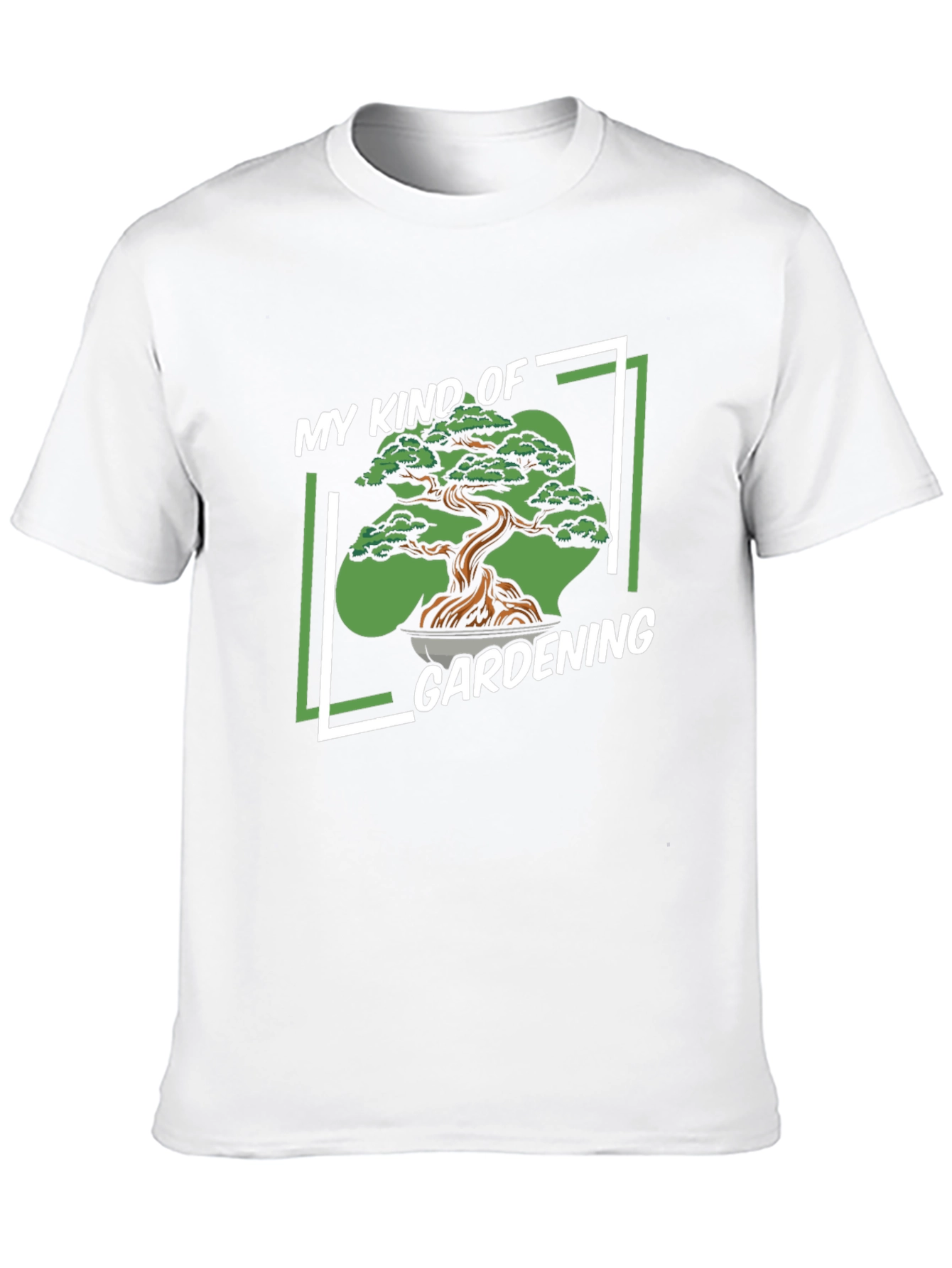 My Kind of Gardening T-Shirt - Bonsai Tree Design