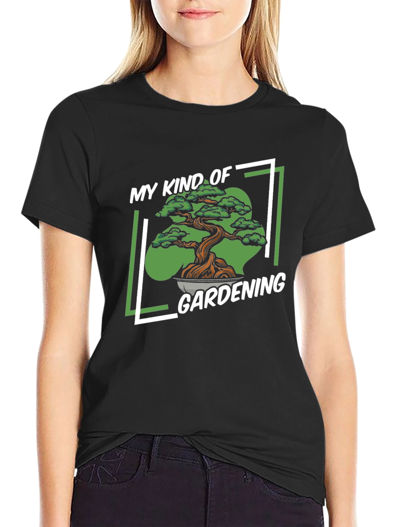 My Kind of Gardening T-Shirt - Bonsai Tree Design