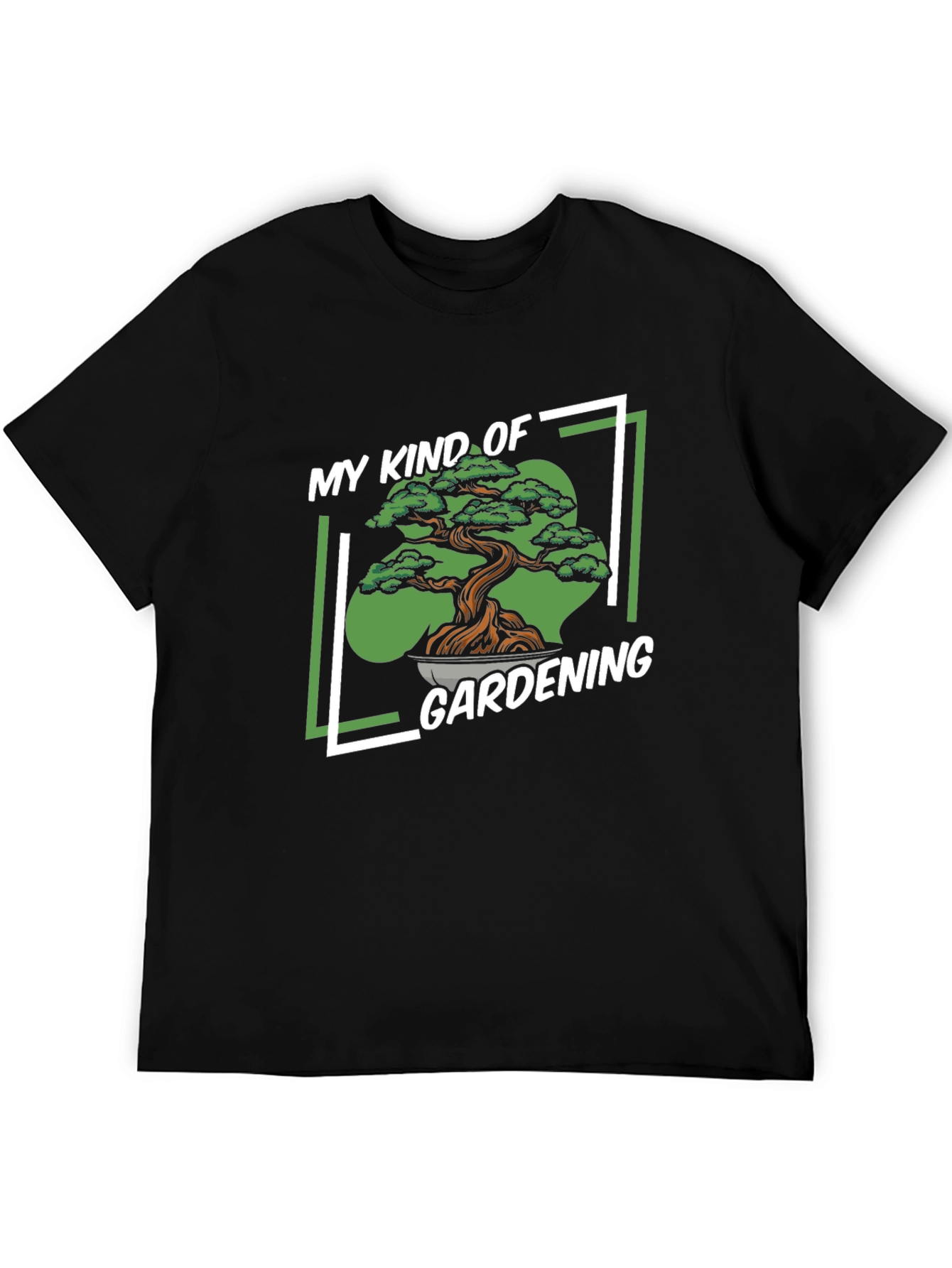 My Kind of Gardening T-Shirt - Bonsai Tree Design