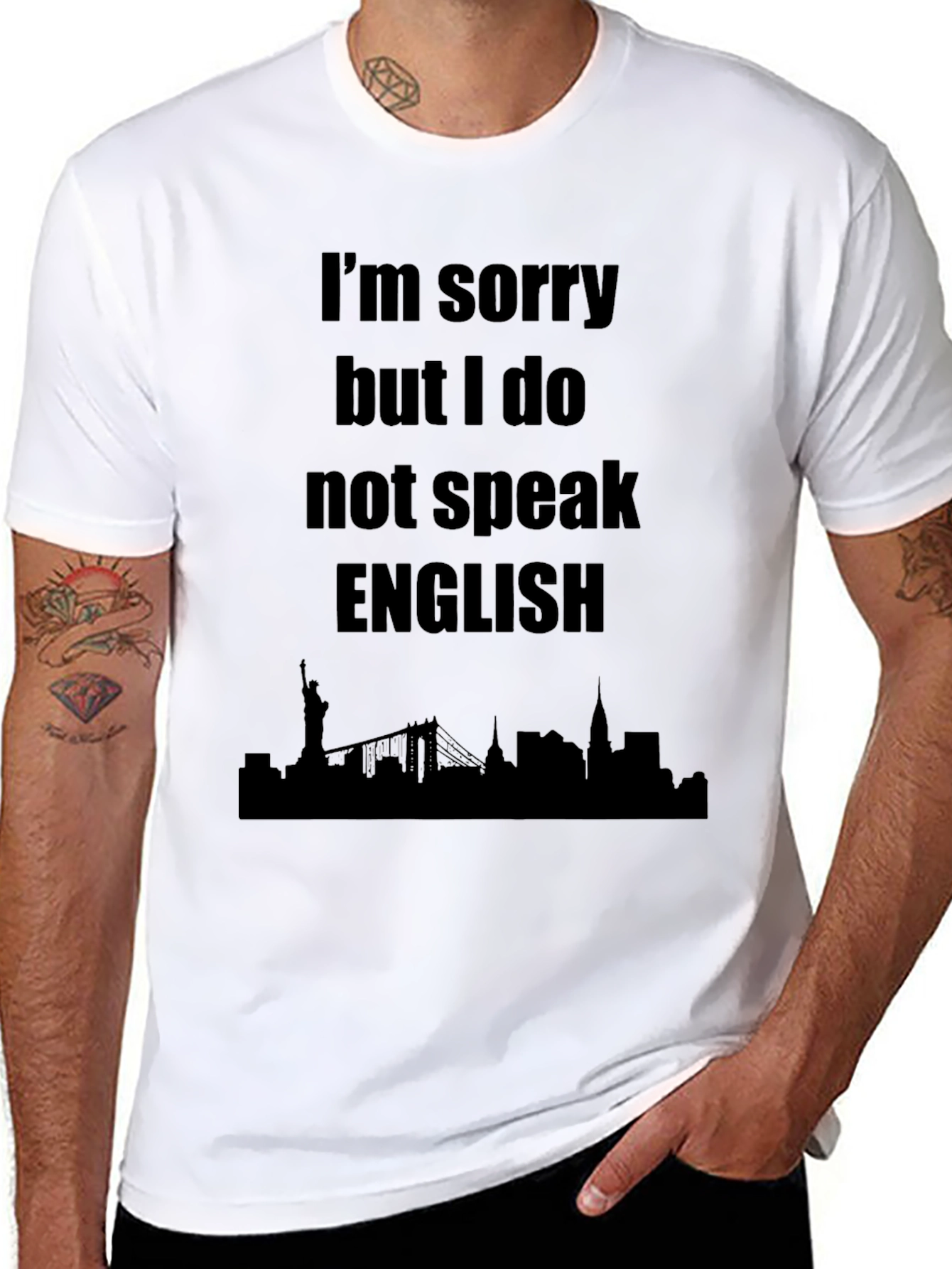 Im Sorry I Dont Speak English Graphic Tee
