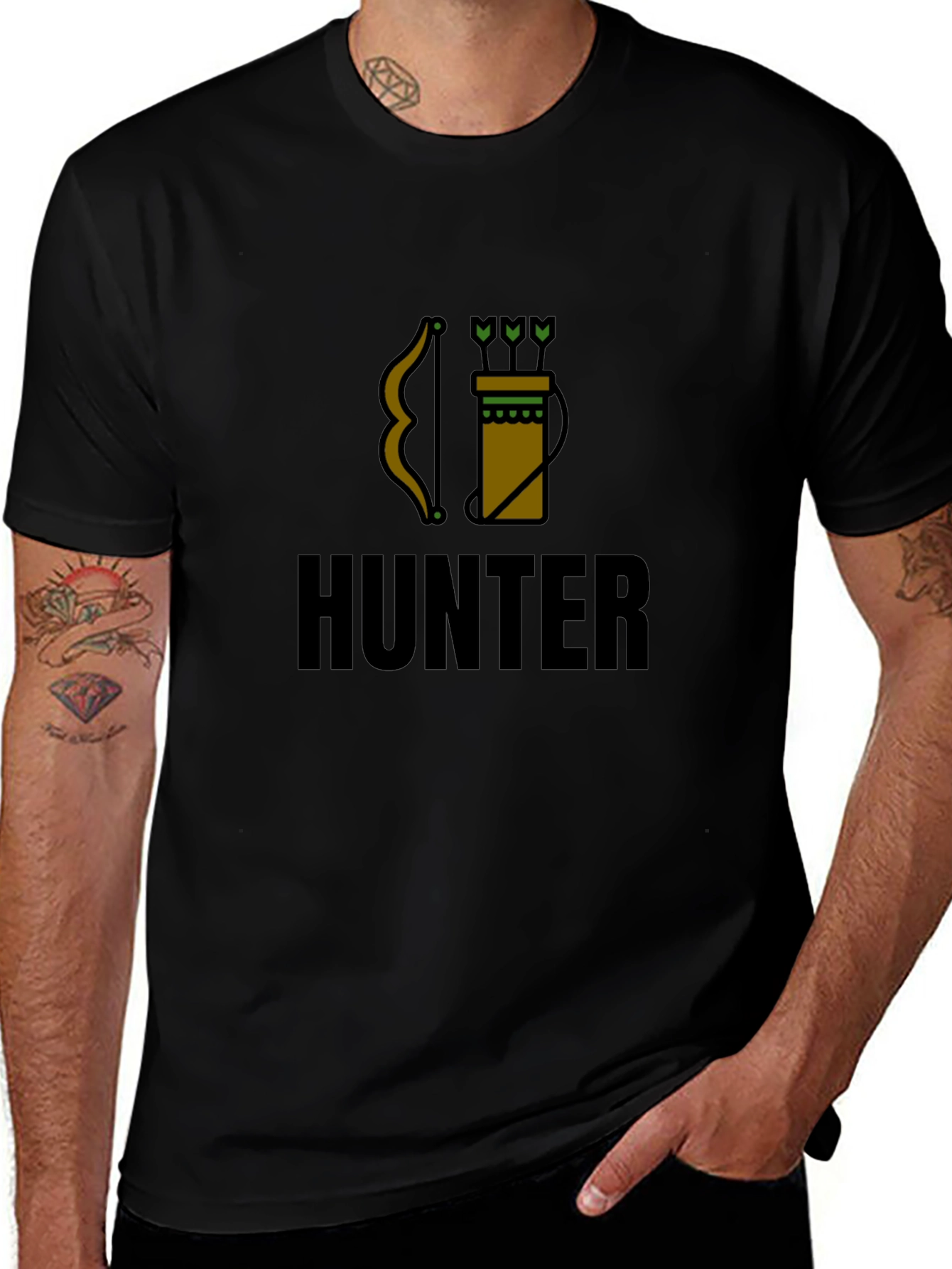 Hunter Graphic Print Tee - Archer Design