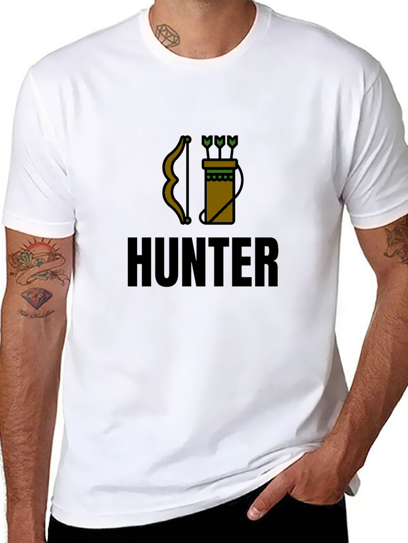 Hunter Graphic Print Tee - Archer Design