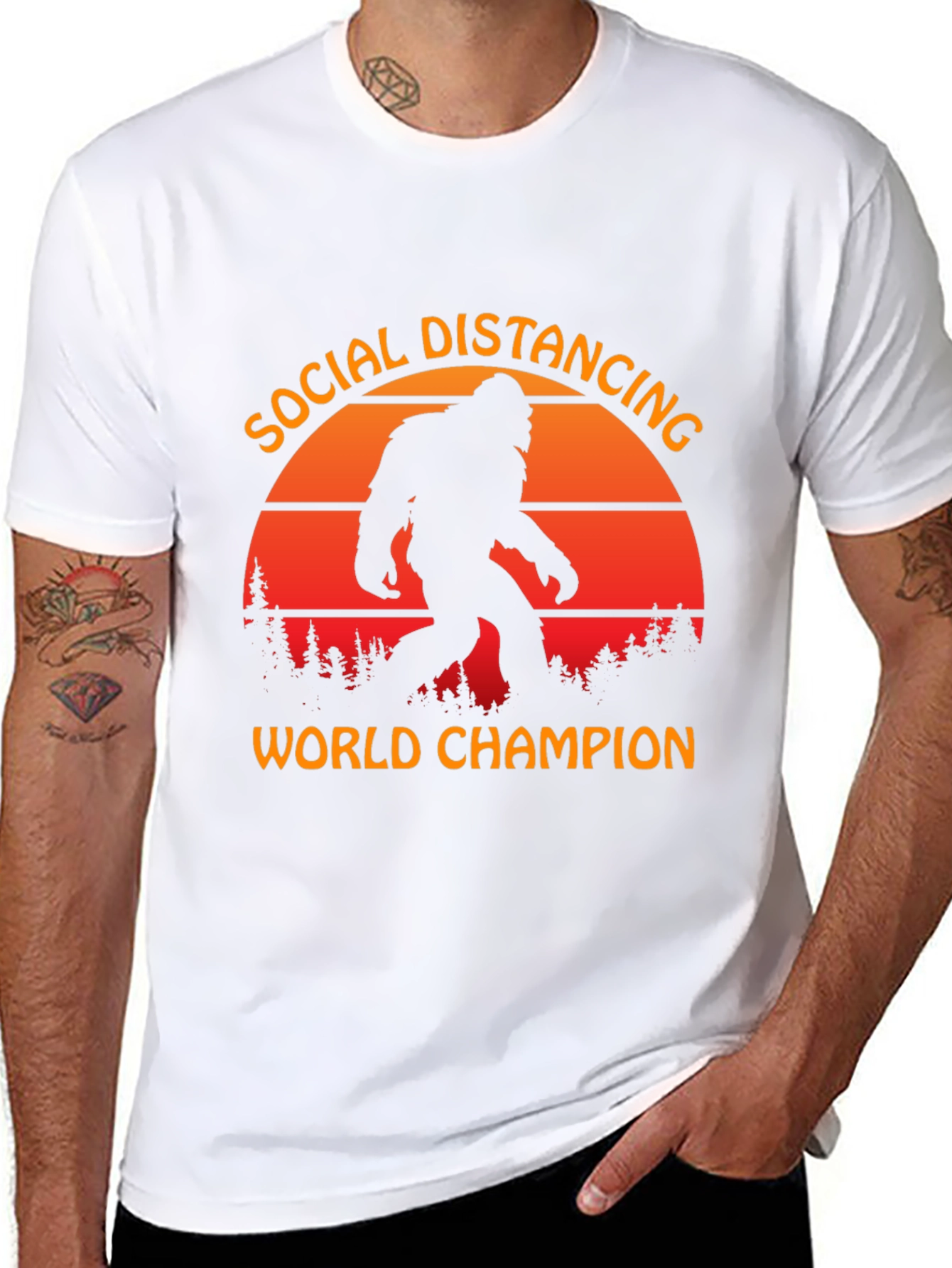 Social Distancing World Champ T-Shirt