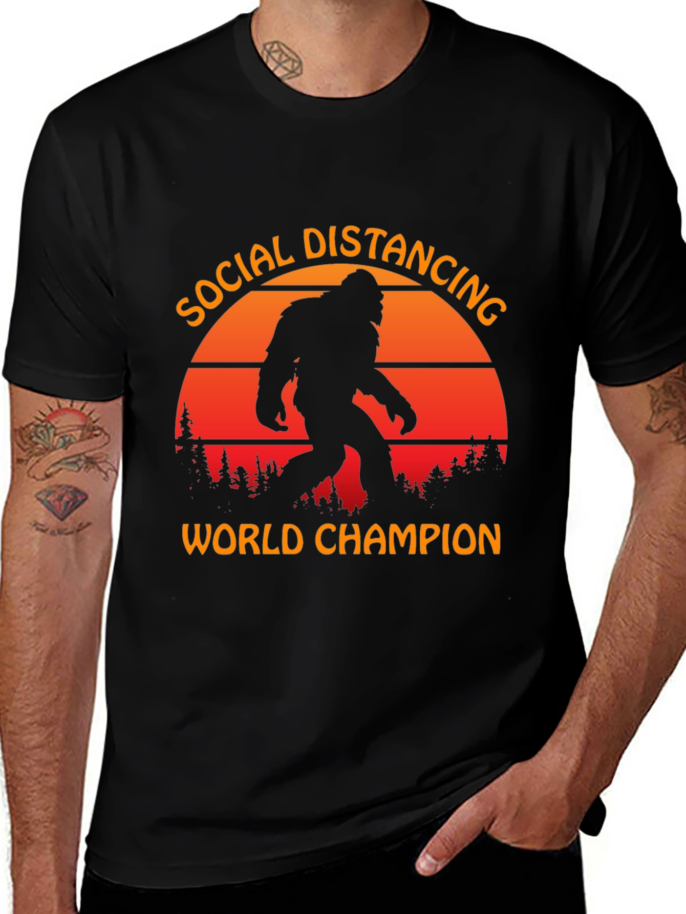 Social Distancing World Champ T-Shirt