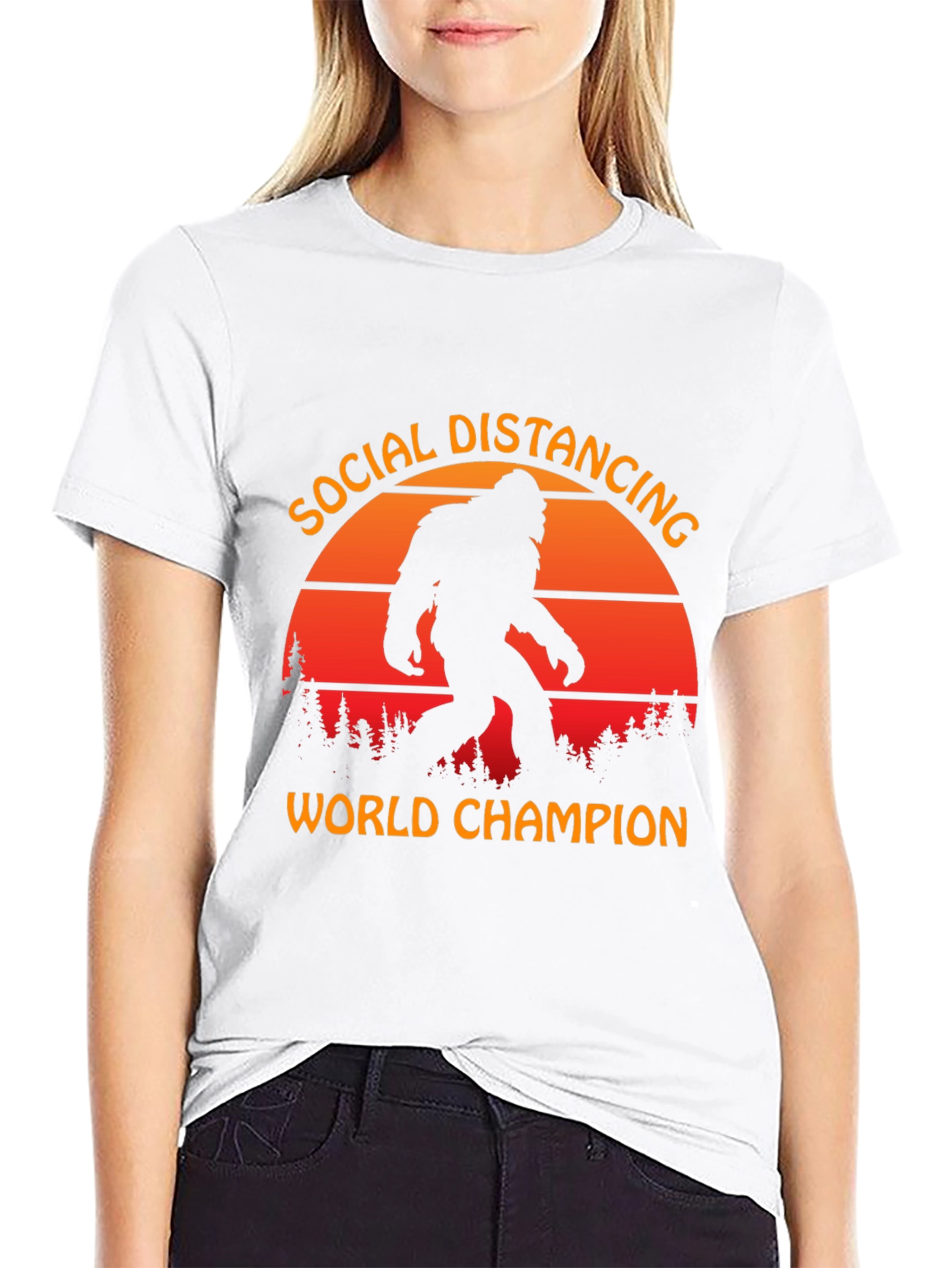 Social Distancing World Champ T-Shirt