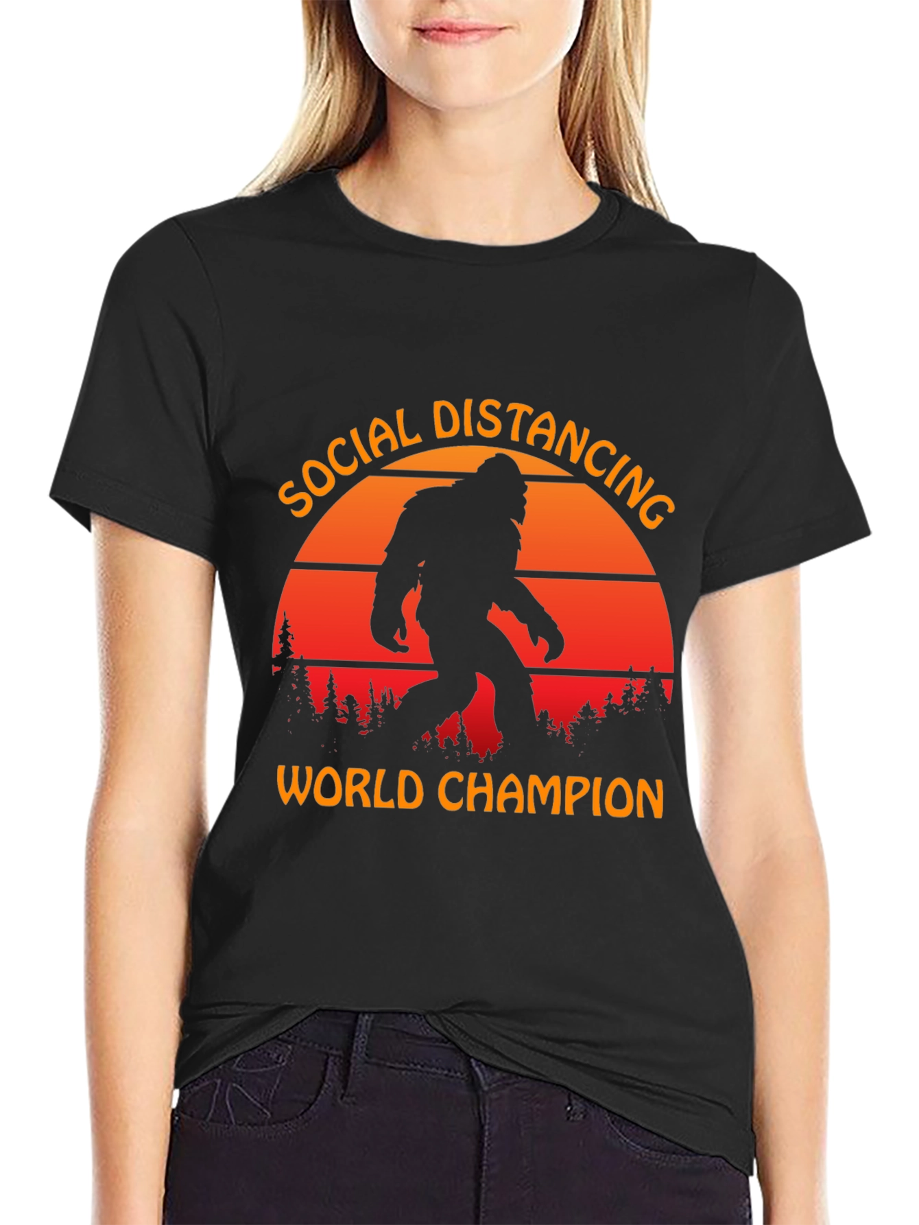 Social Distancing World Champ T-Shirt