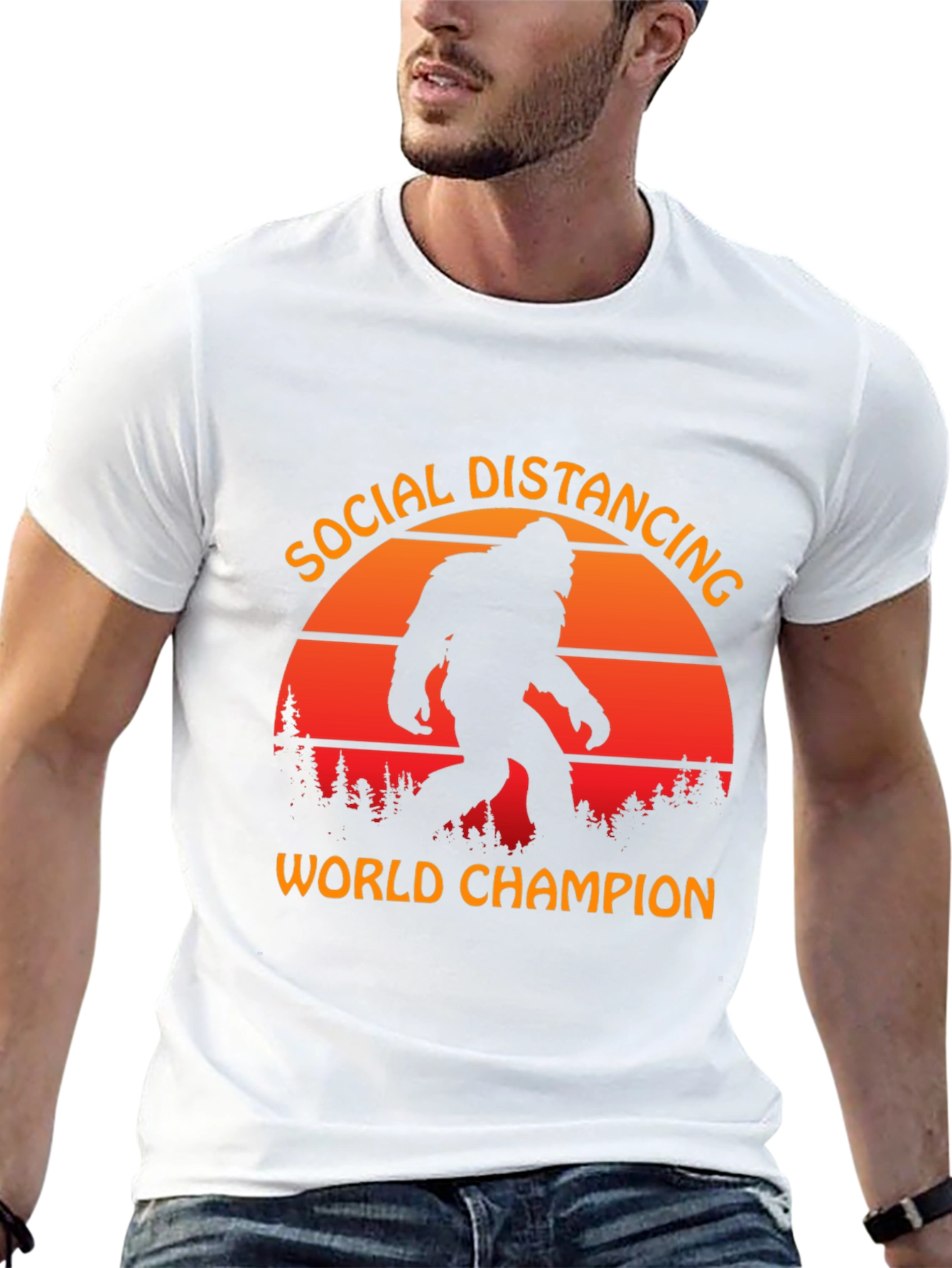 Social Distancing World Champ T-Shirt