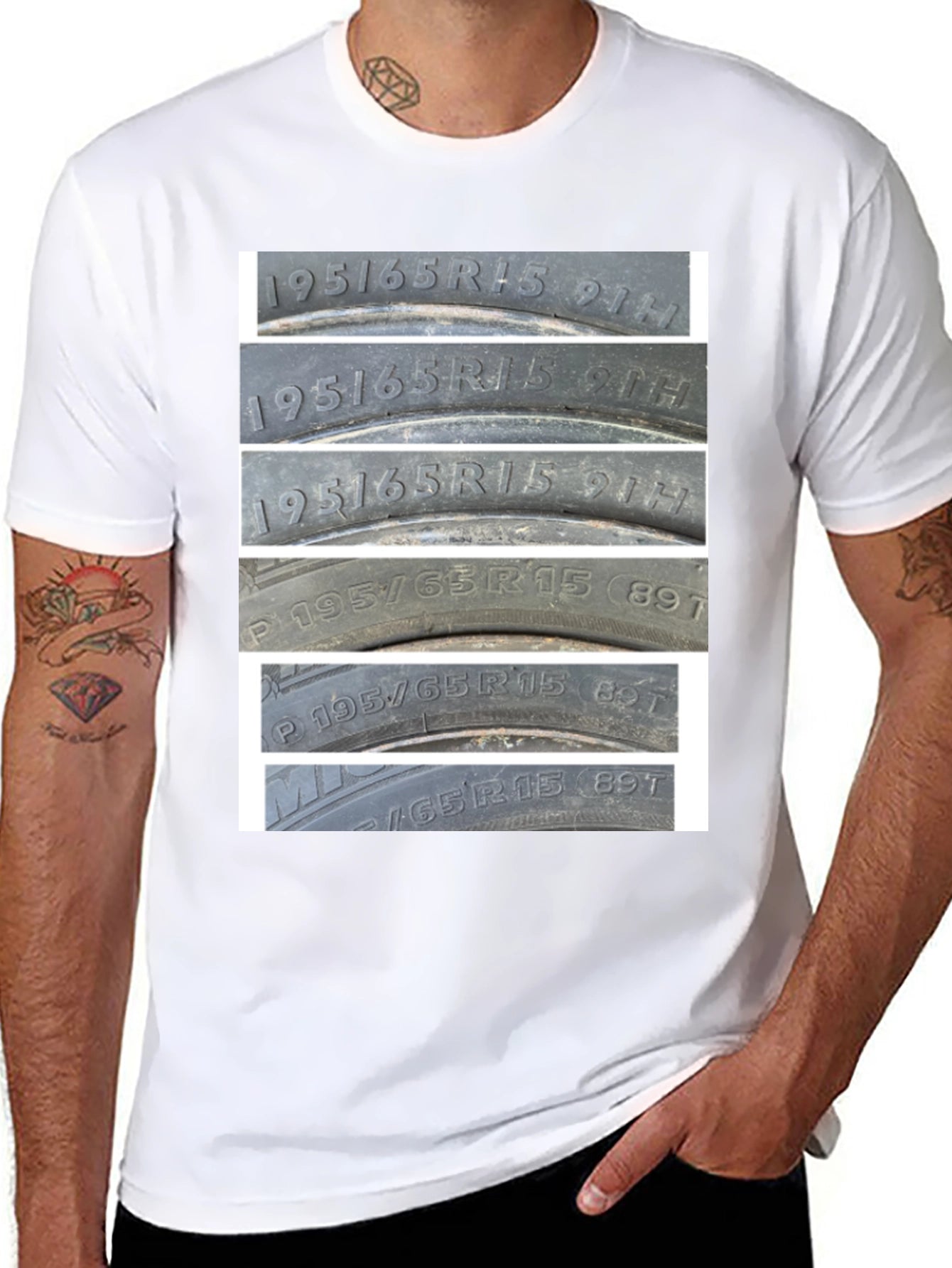 Tire Size T-Shirt