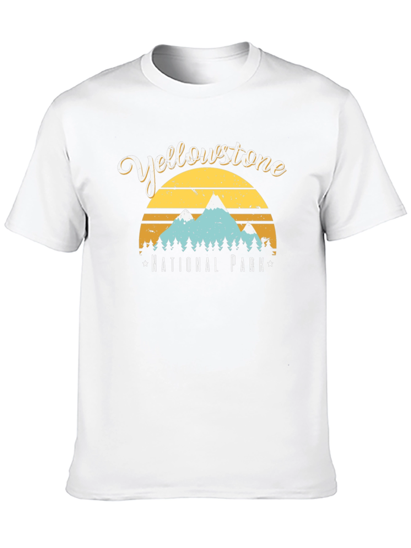 Yellowstone National Park Graphic Tee - Black